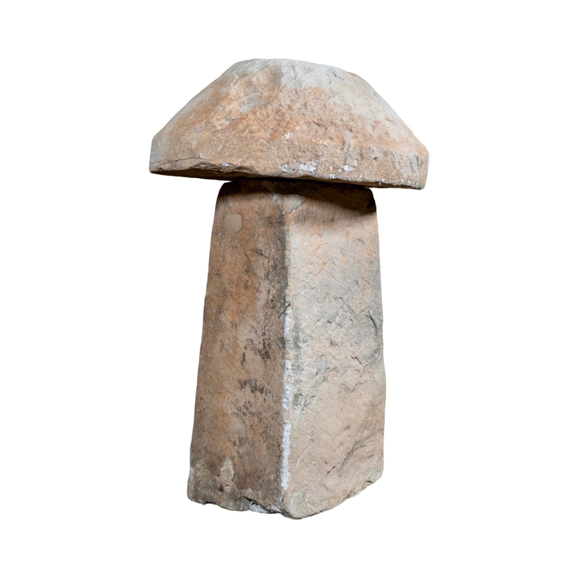 18th Century and Earlier Antique English Limestone Staddle Stone For Sale