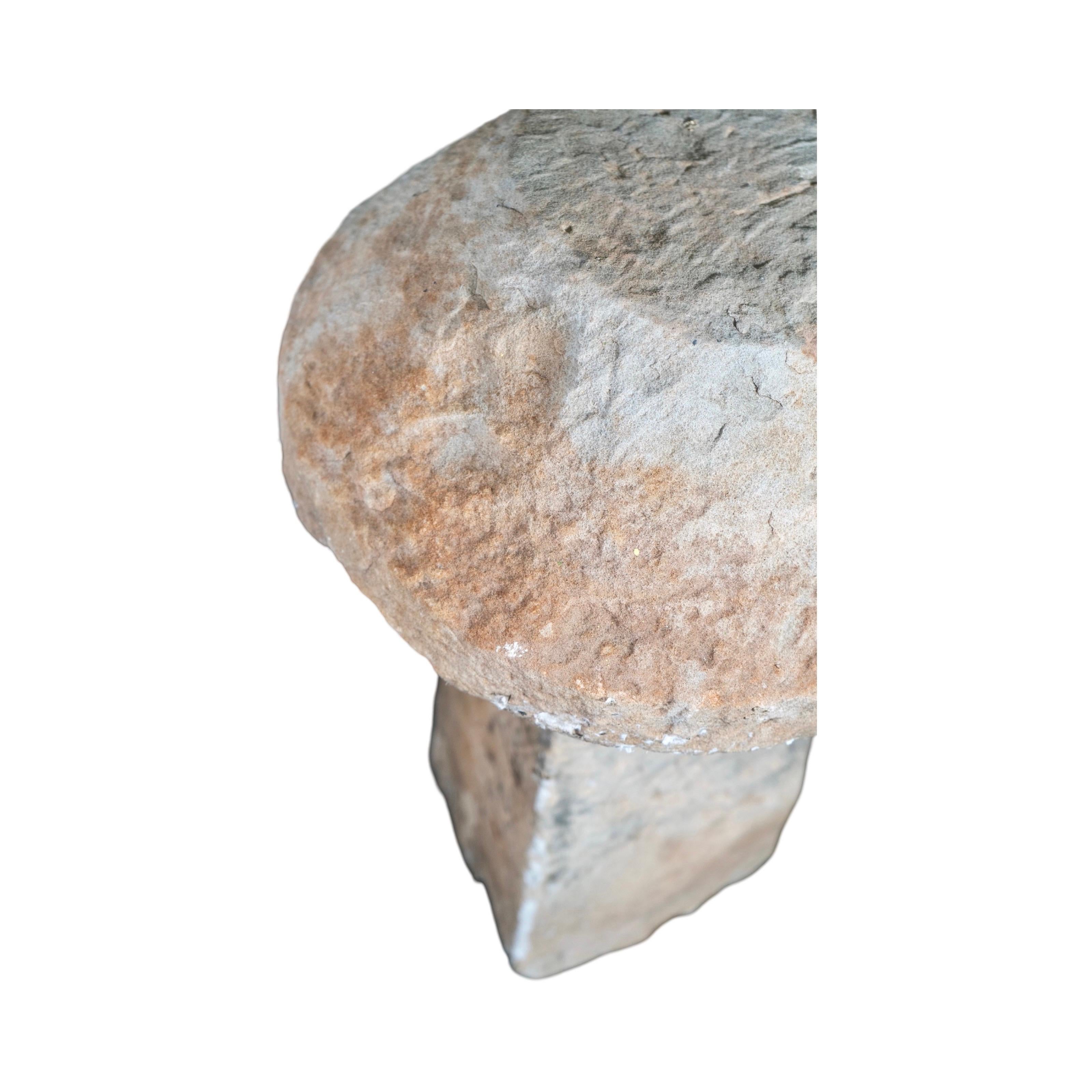Antique English Limestone Staddle Stone For Sale 2