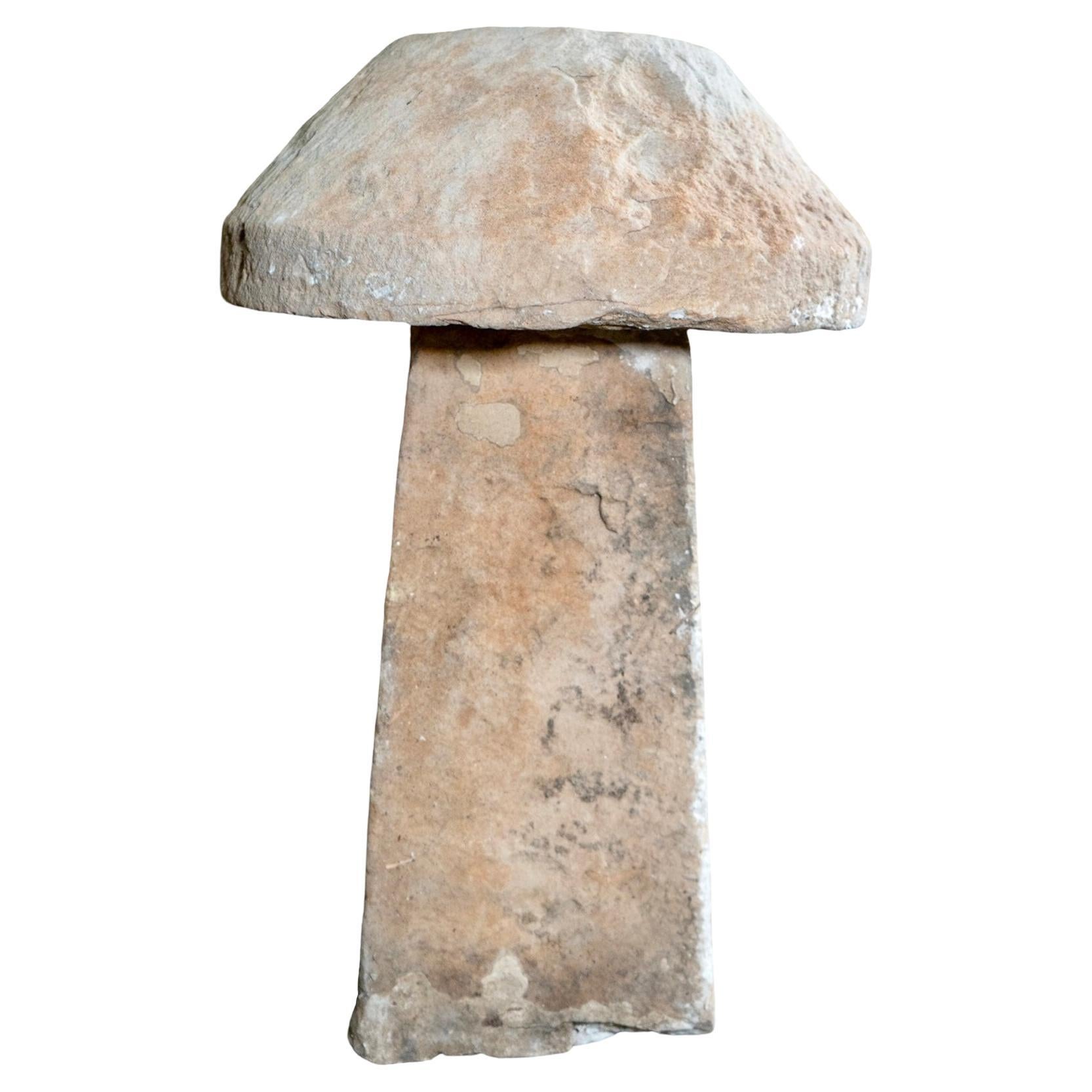 Antique English Limestone Staddle Stone For Sale