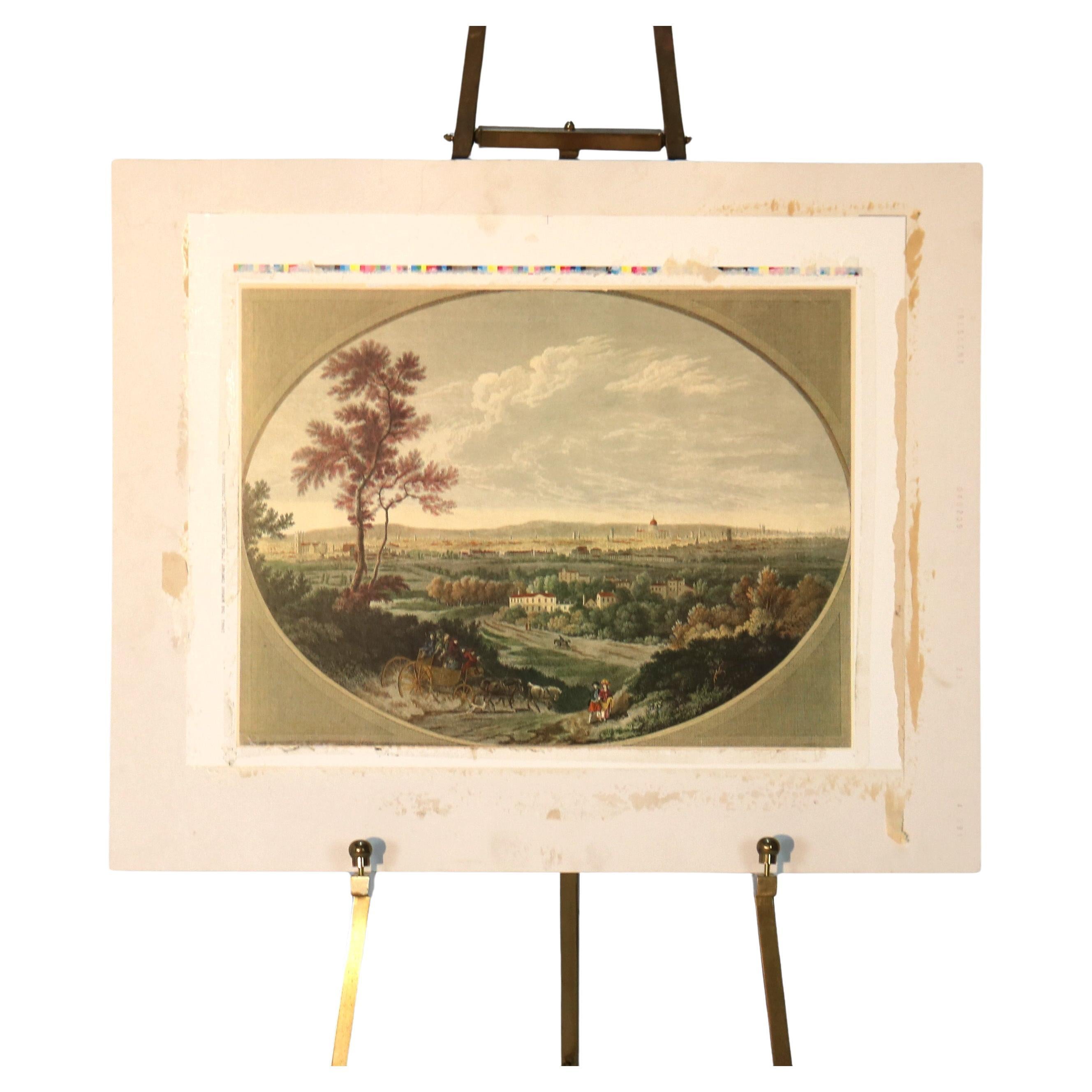Antique English Lithograph of Bombay “The City Travelers” C1900