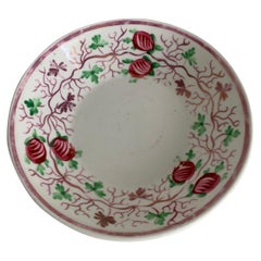 Antique English Lustreware Berry Saucer or Trinket Dish