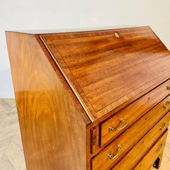 Antique English Mahogany Bureau, 19th Century