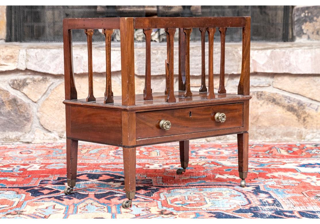 Georgian Antique English Mahogany Canterbury for Restoration