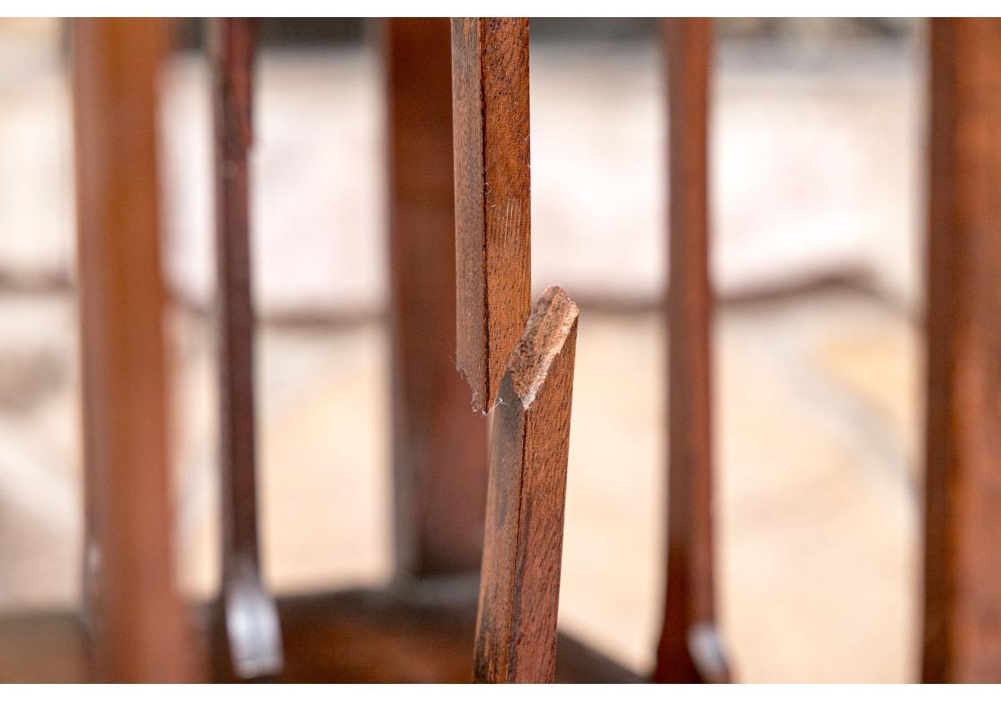 Antique English Mahogany Canterbury for Restoration 1