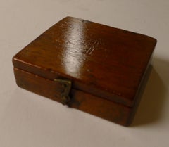 Antique English Wooden Cased Compass by Stanley, London