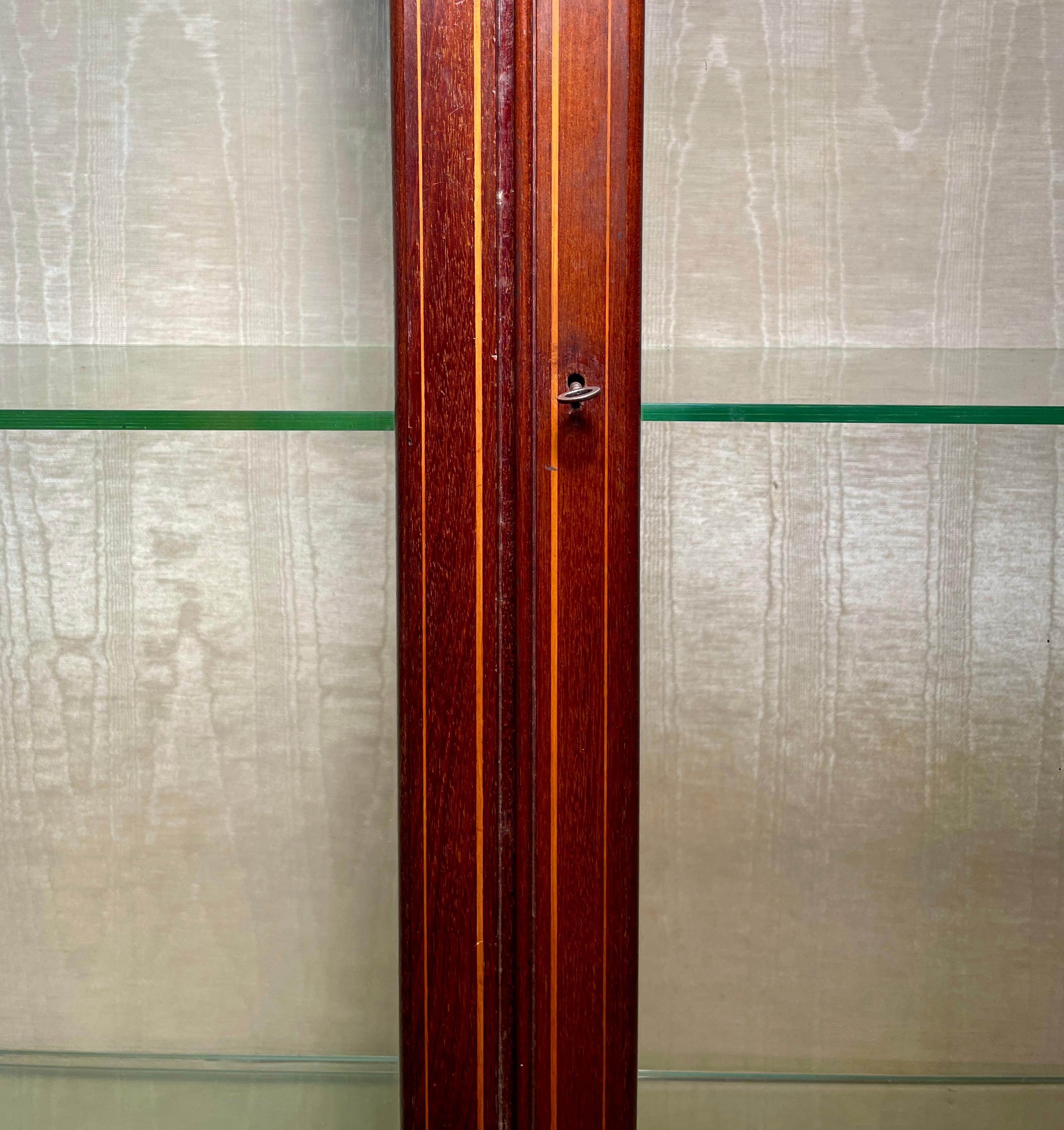 antique glass door cabinet