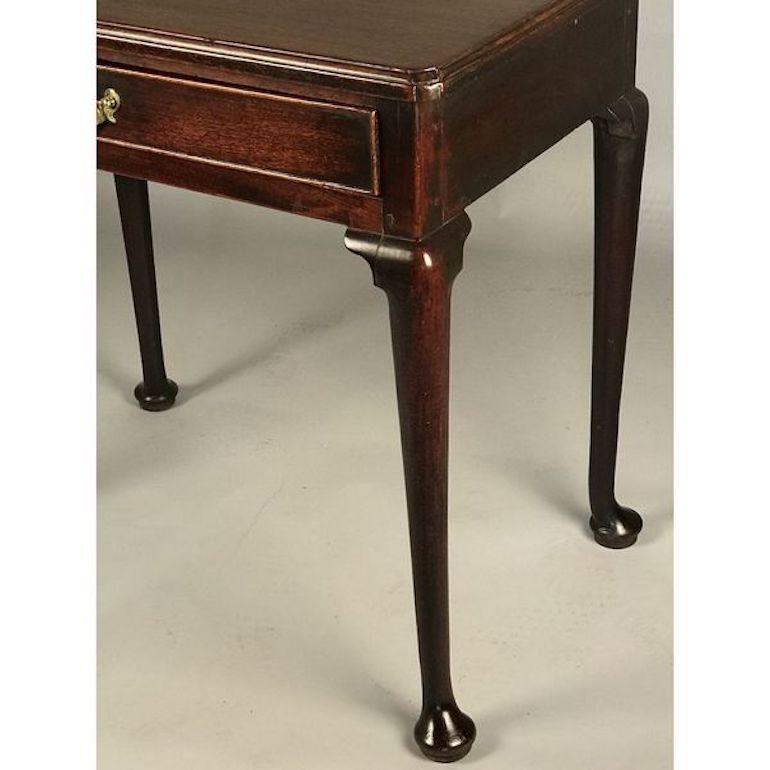 Mid-18th Century Antique English Mahogany Lowboy or Side Table