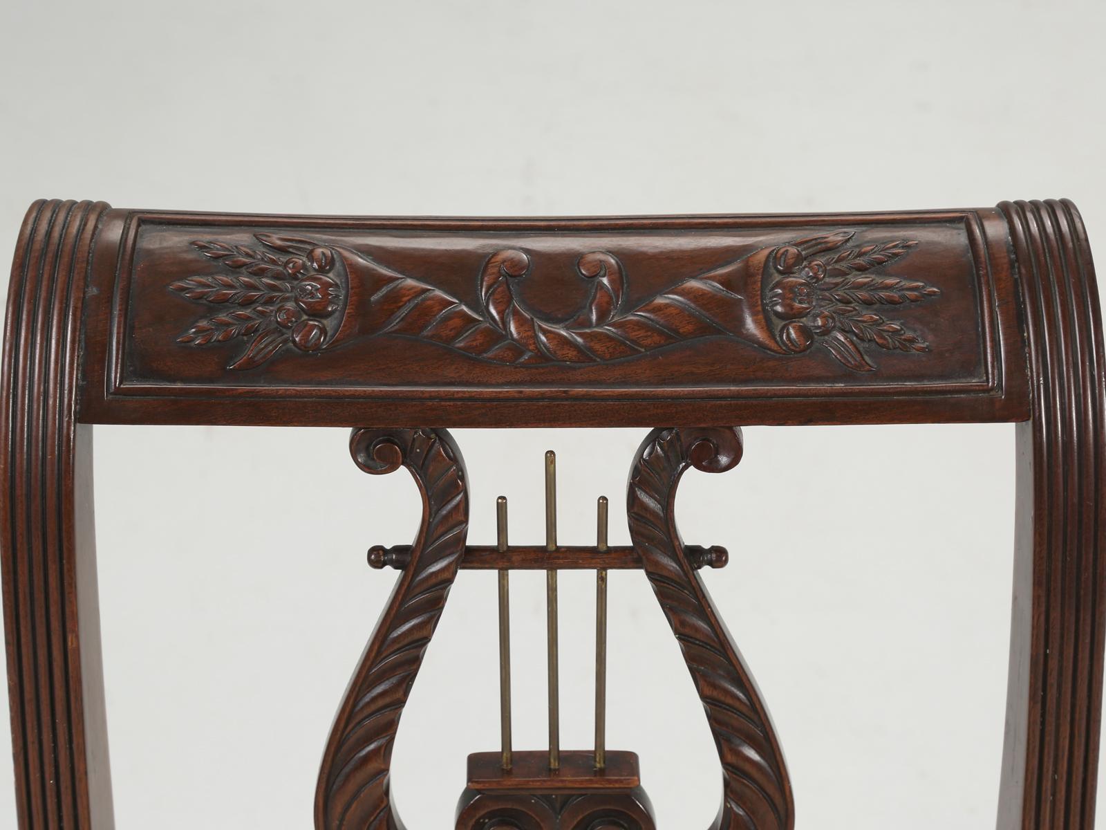 lyre back chair value
