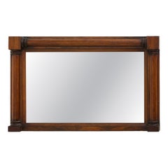 Antique English Mahogany Mantle Pier Mirror, 1880s