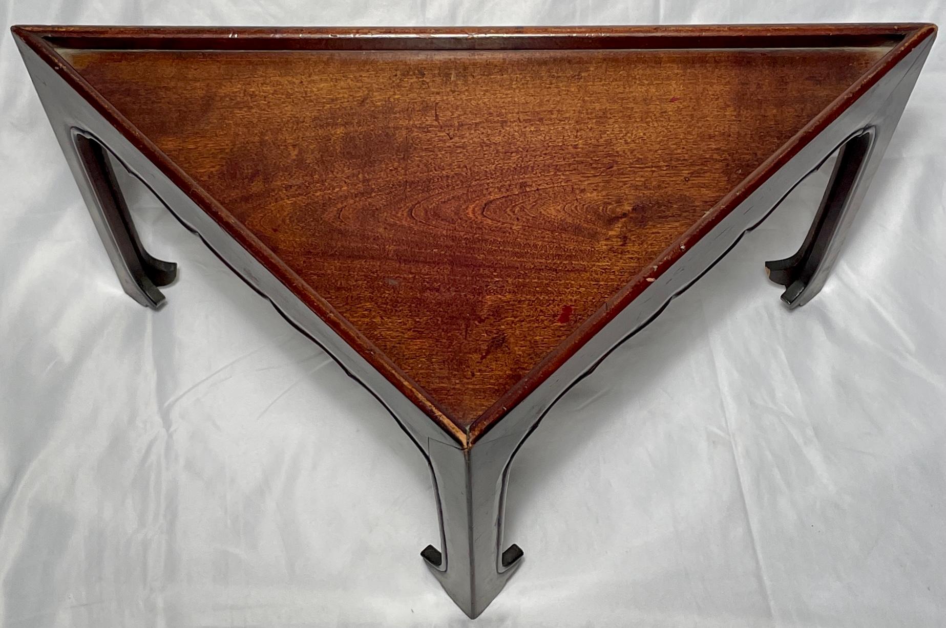 19th Century Antique English Mahogany Plate Stand For Sale