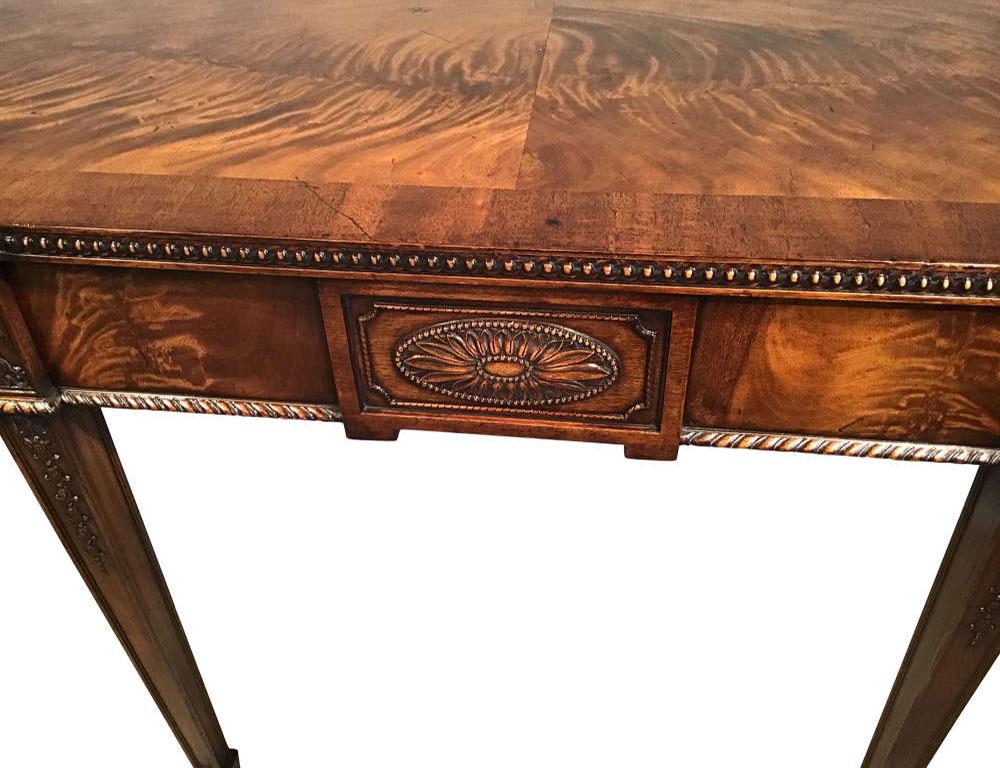 Antique English mahogany serving table by Maple and CO.