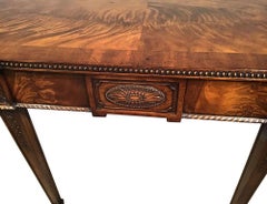 Antique English Mahogany Serving Table by Maple and CO.