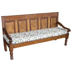 Antique English Mahogany Settle