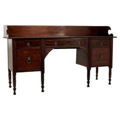 Antique English Mahogany Sideboard Server