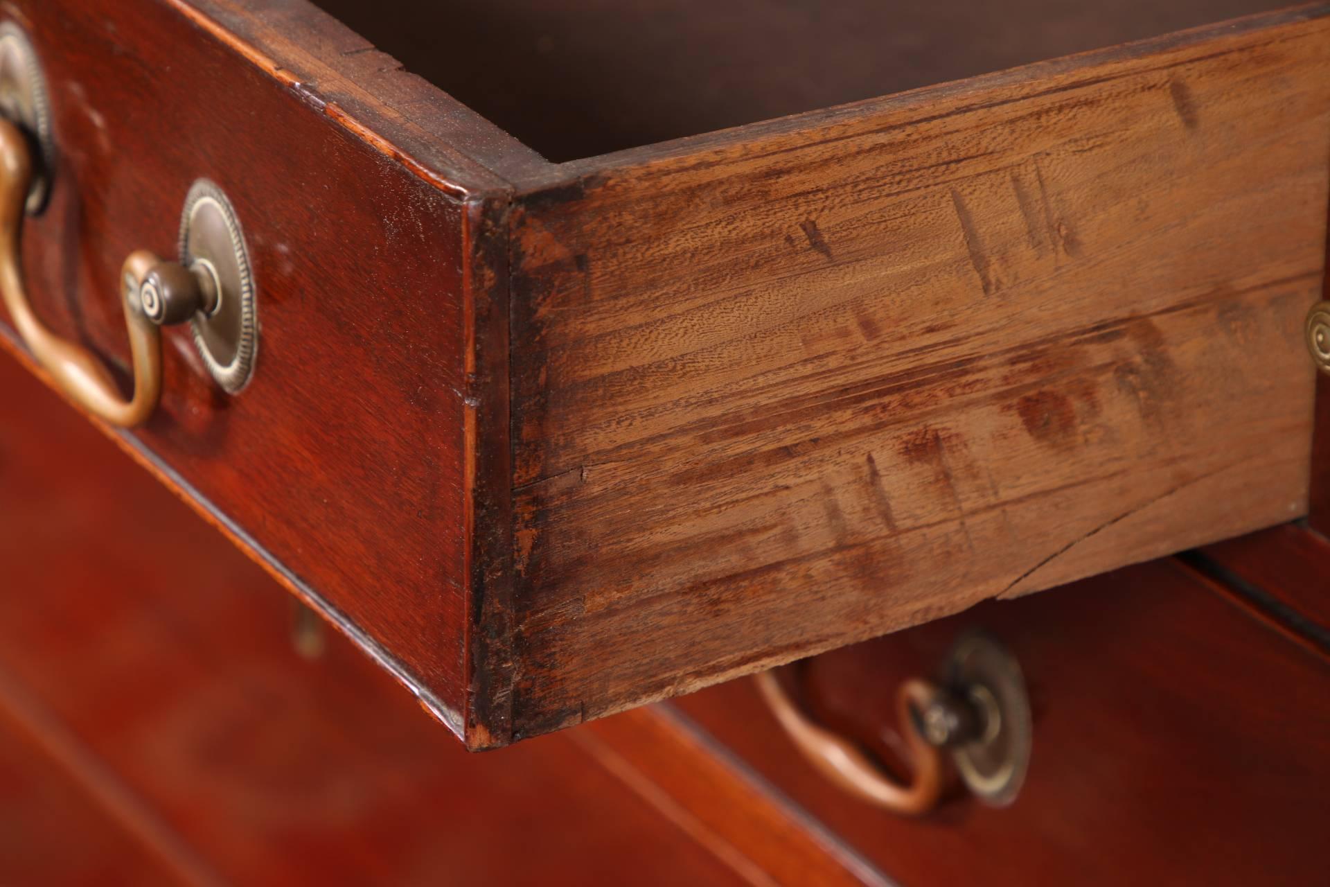 Antique English Mahogany Slant Front Desk, George III 9