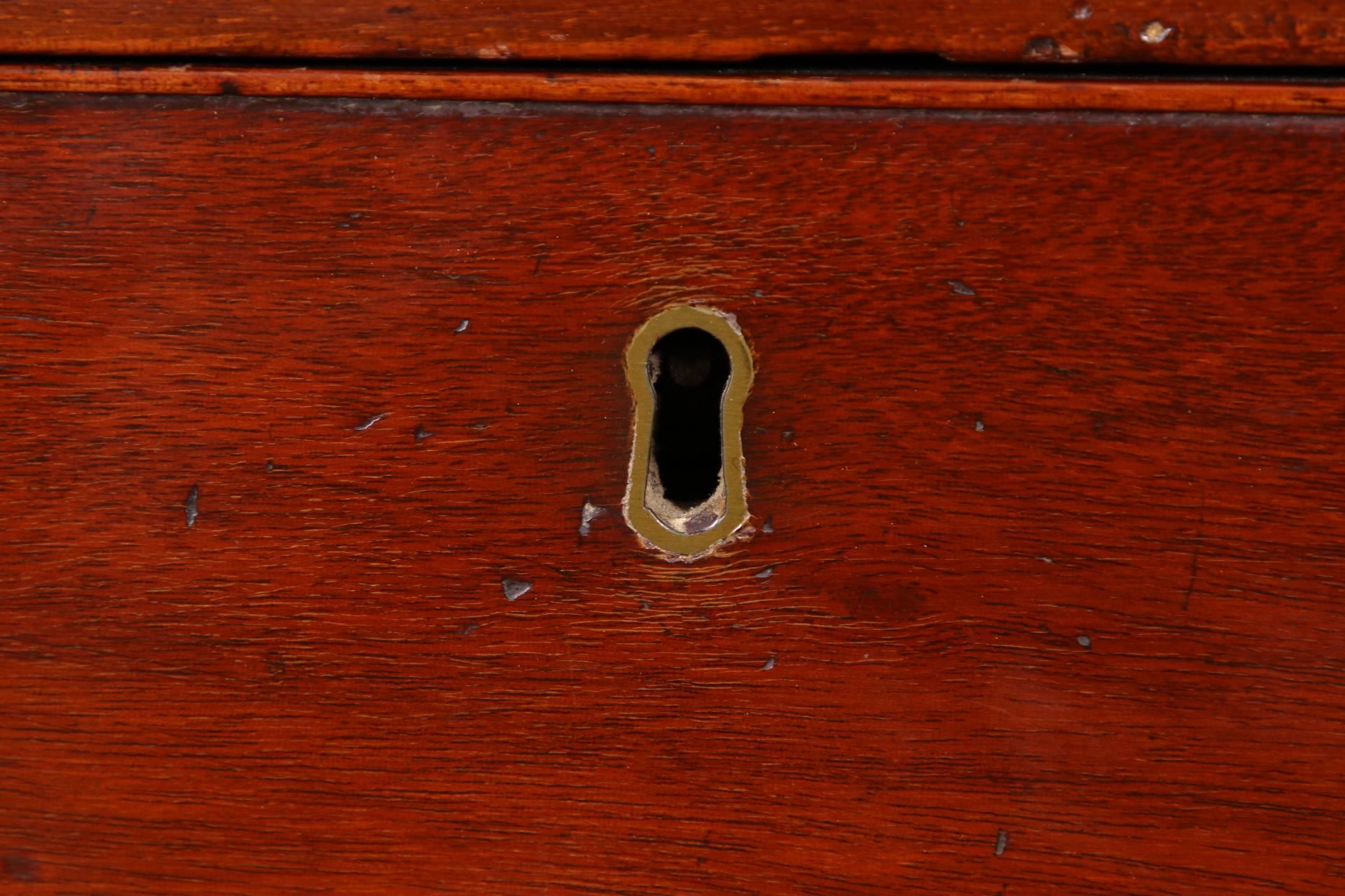 Antique English Mahogany Slant Front Desk, George III 10