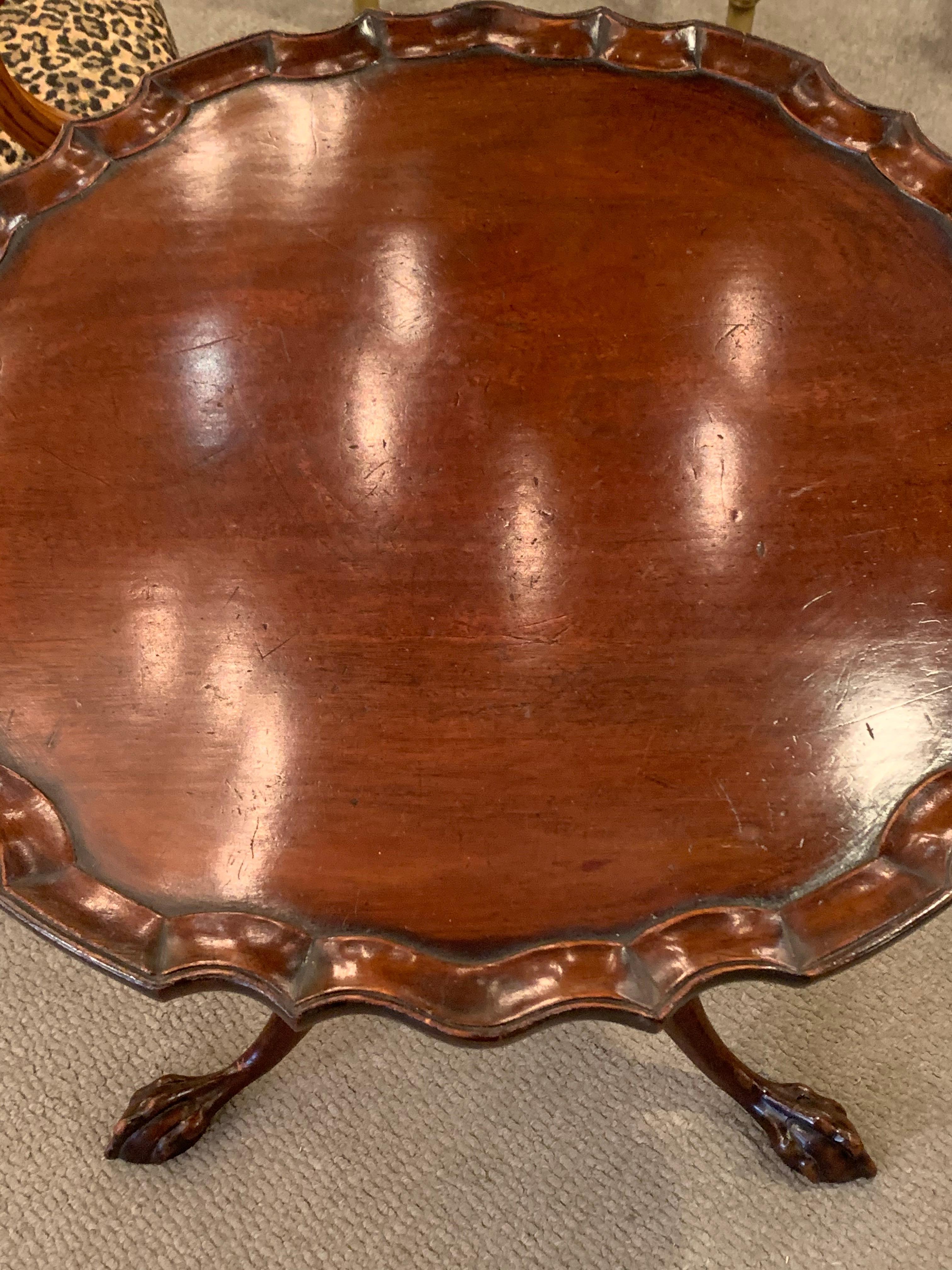 antique pie table