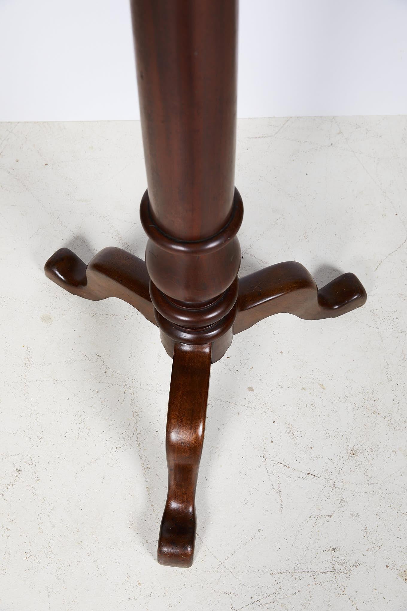 Antique English Mahogany Torchere or Plant Stand For Sale 2