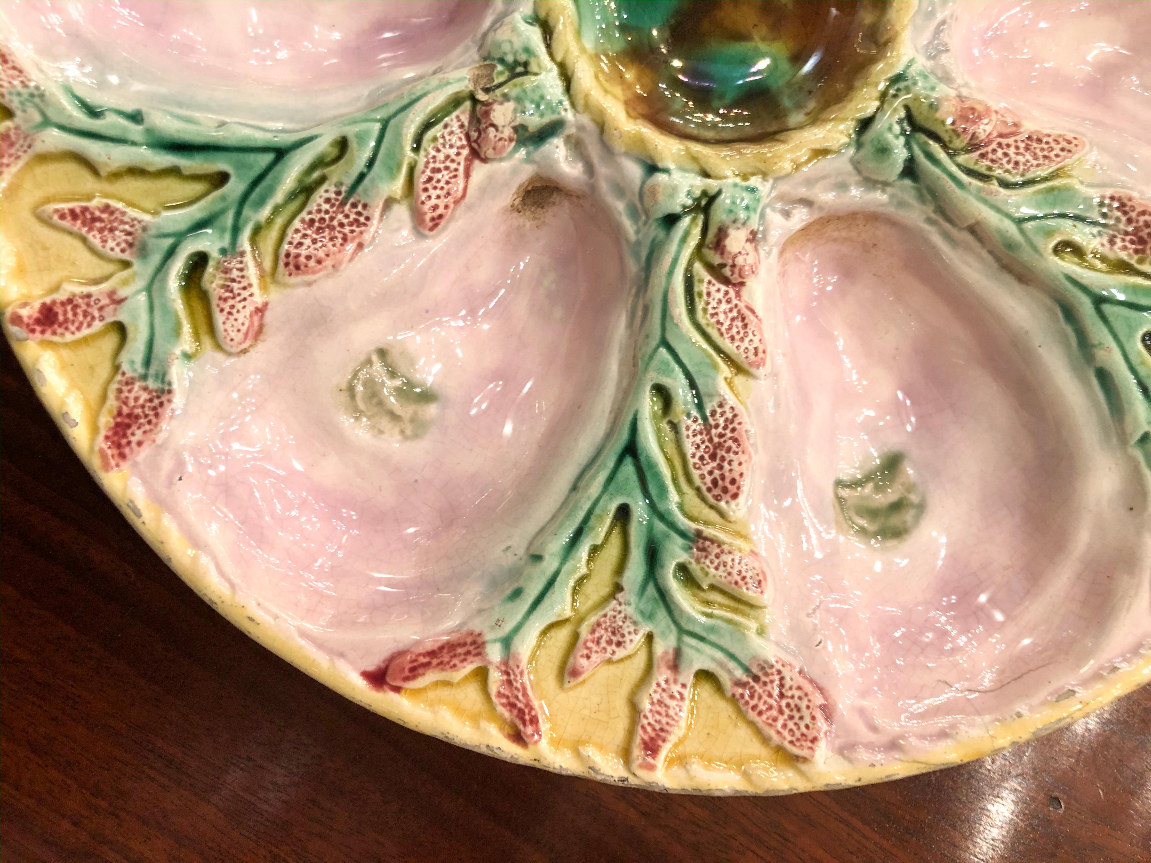 oyster plate antique