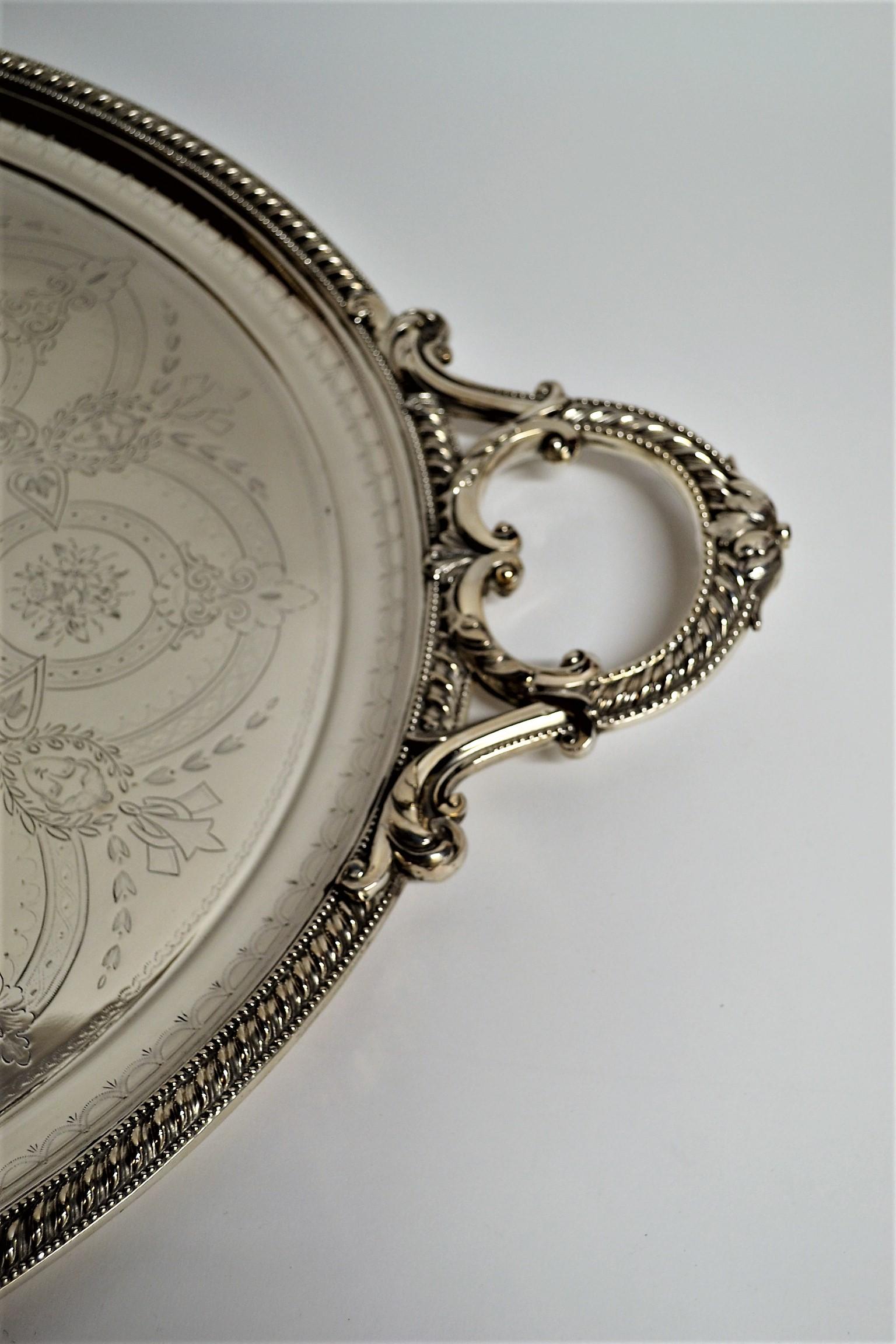 mappin and webb silver tray