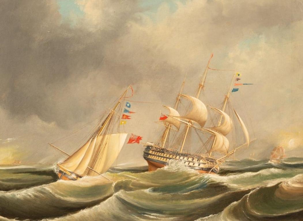 antique nautical paintings