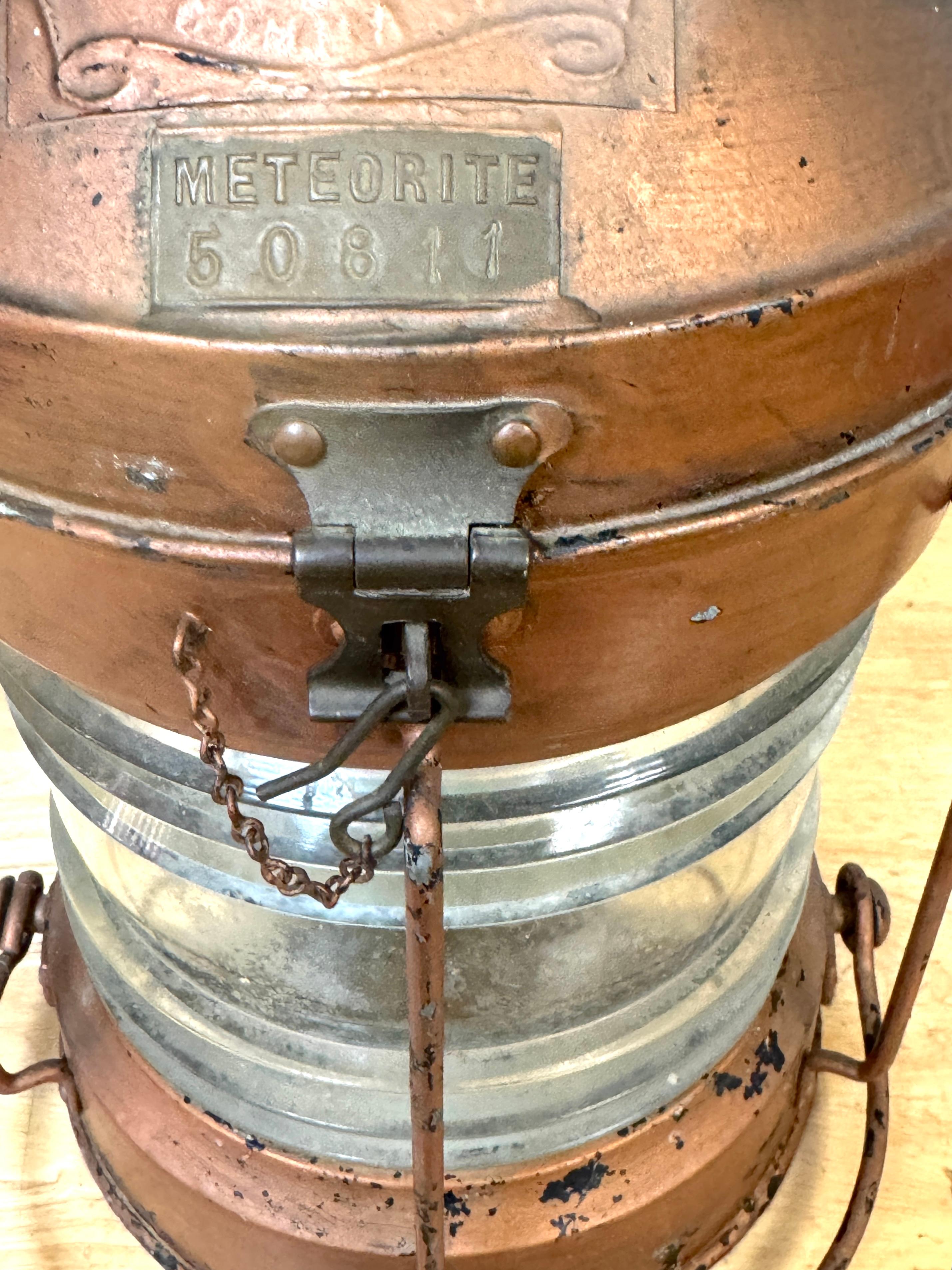 Antique English Maritime Lantern 