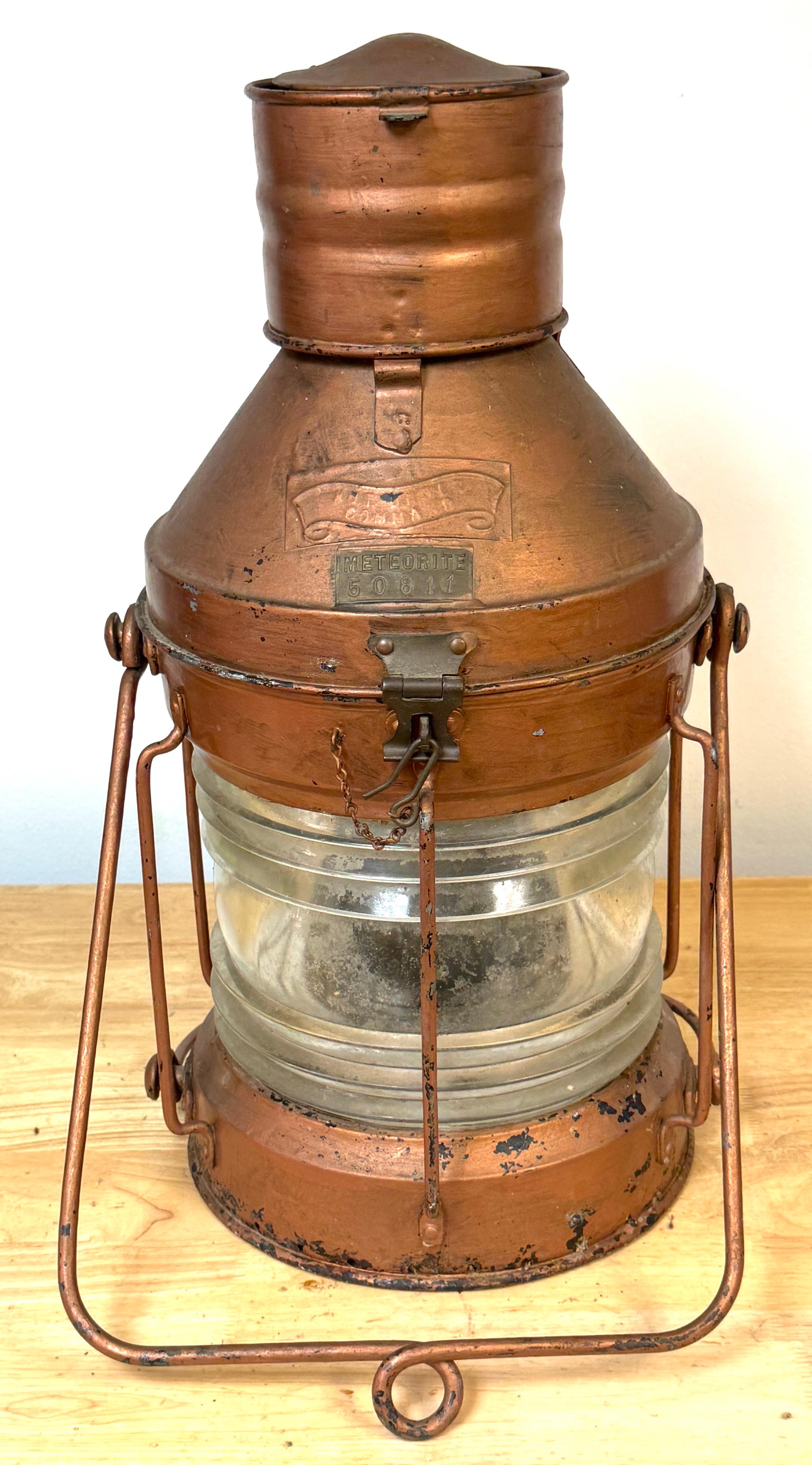 Antique English Maritime Lantern 