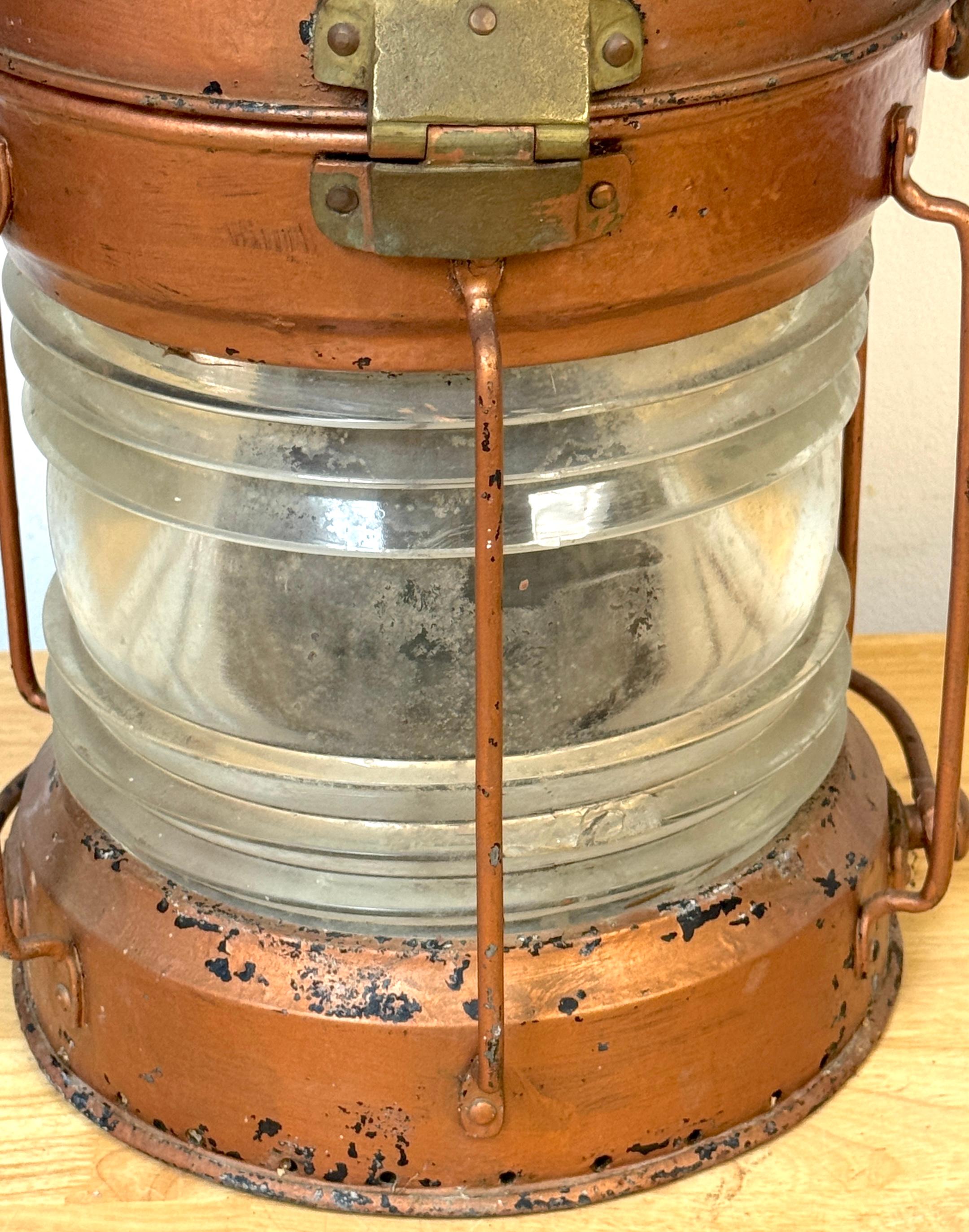 Antique English Maritime Lantern 