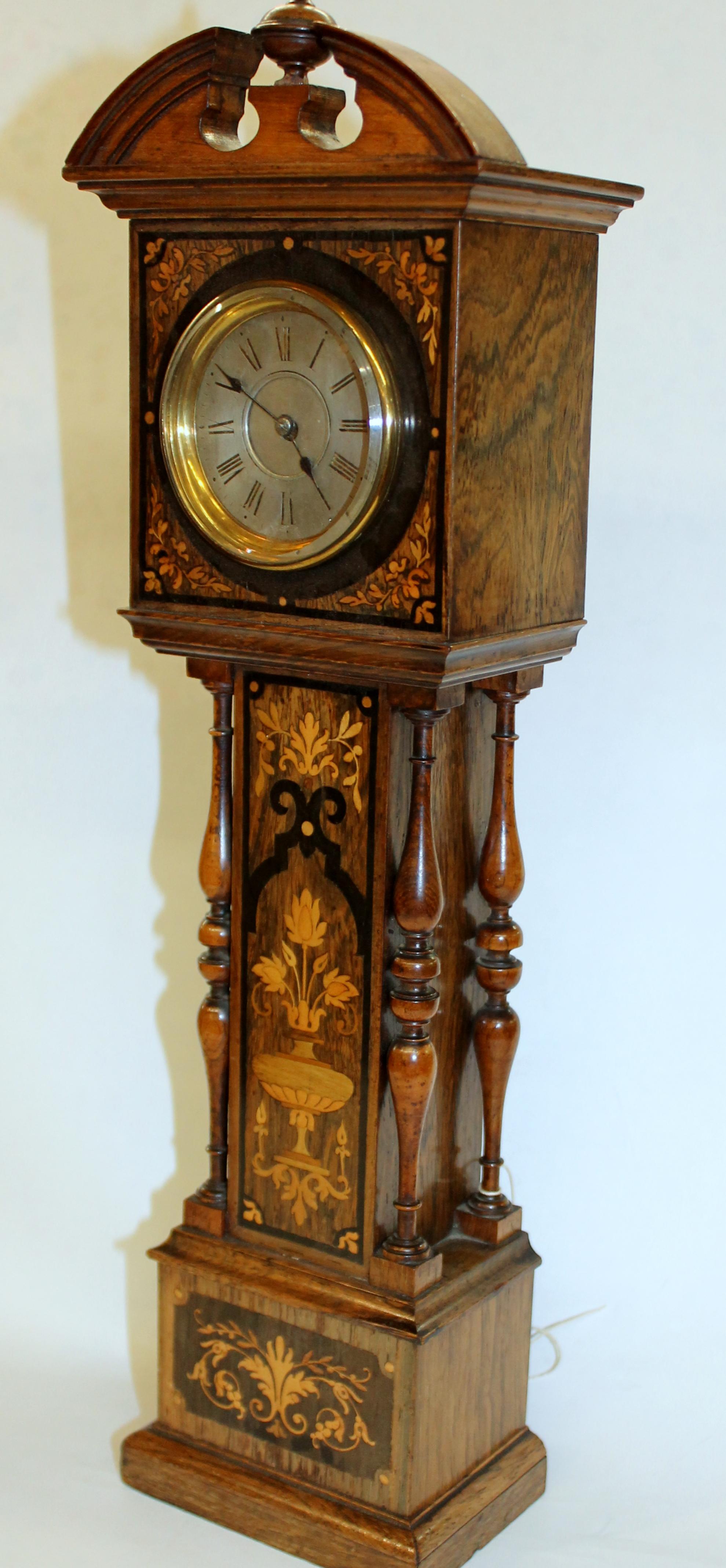 miniature grandfather clocks