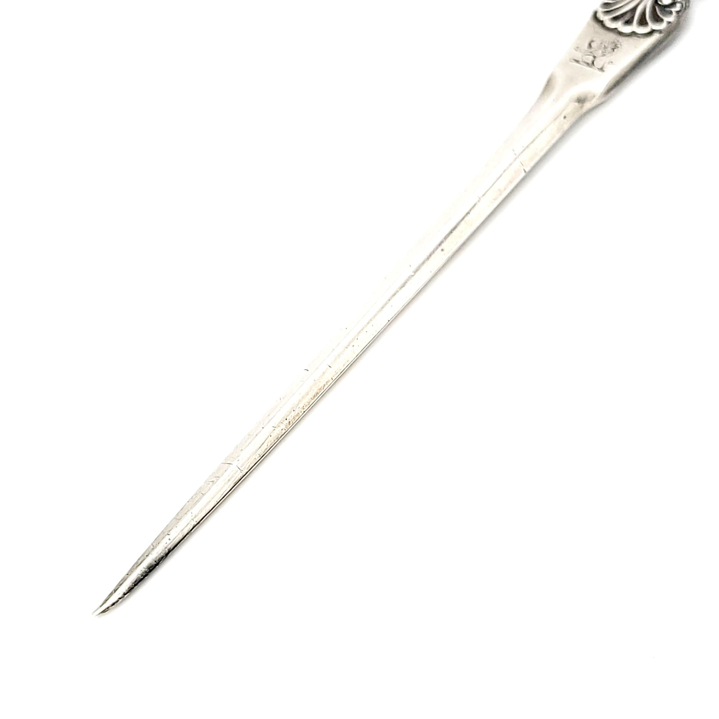silver letter opener antique