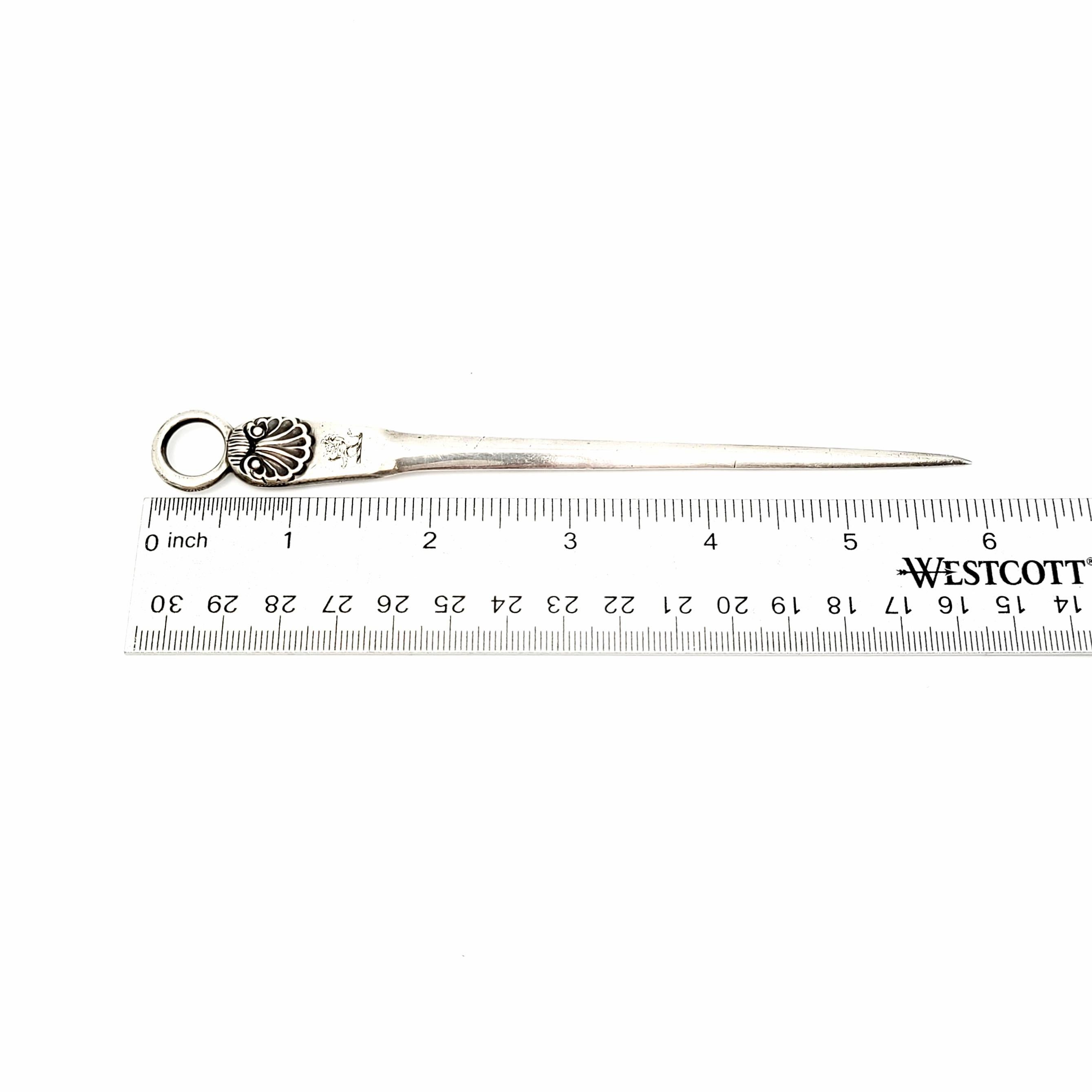 Antique English Mary Chawner Sterling Silver Letter Opener/Skewer 2