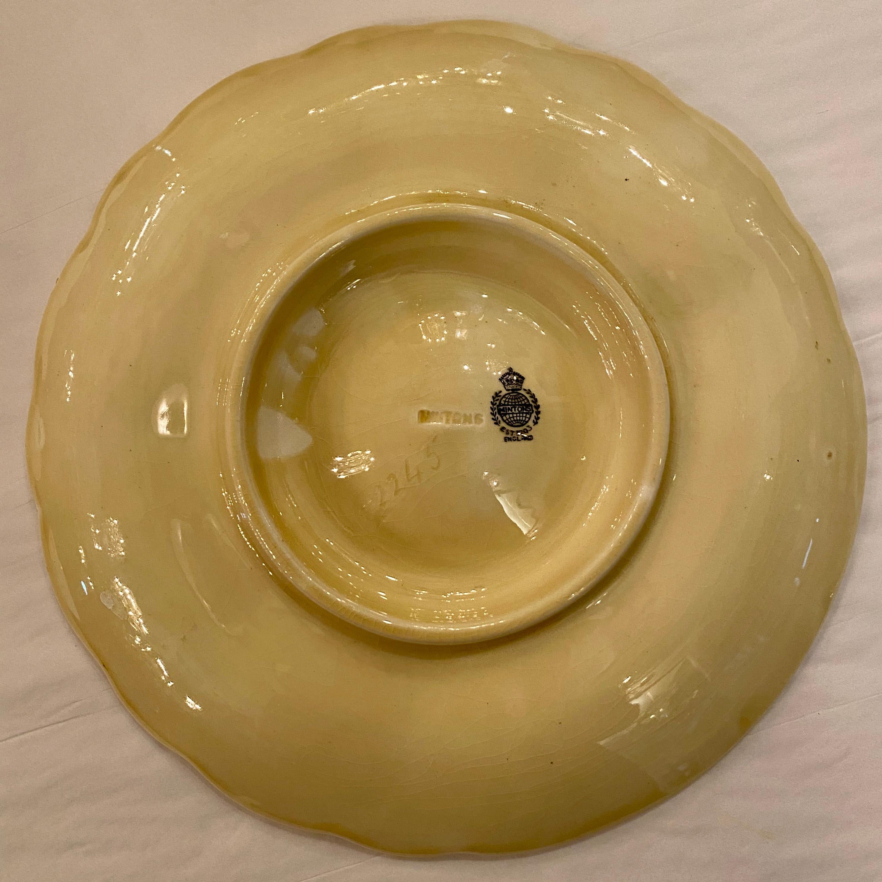 minton majolica oyster plate