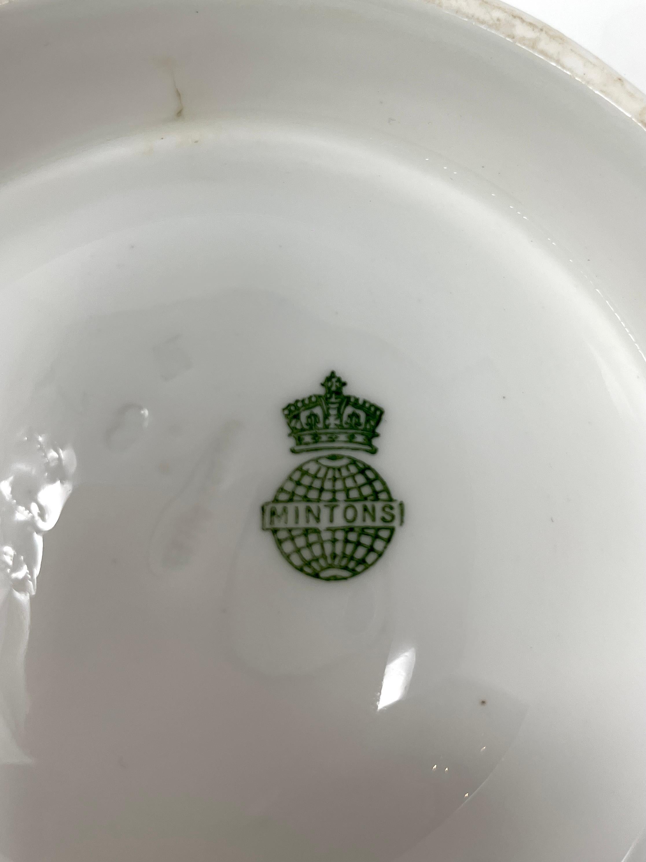 Antique English Minton Majolica White Porcelain Oyster Plate, Circa 1870's 1