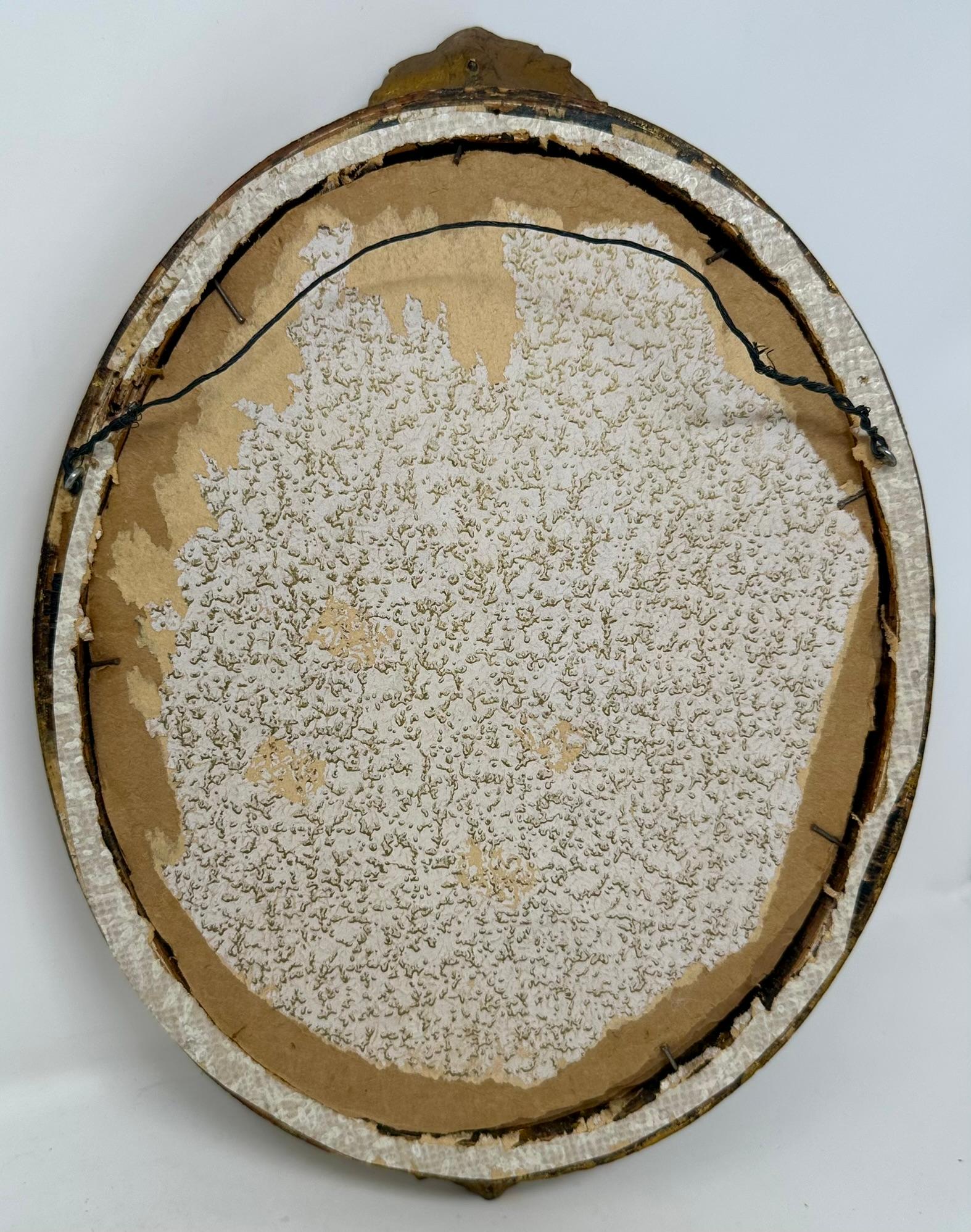 Ancienne peinture anglaise en porcelaine de Minton dans un cadre signée F.N. Sutton Vers 1880 Bon état - En vente à New Orleans, LA