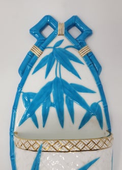 Antique English Minton Wall Pocket