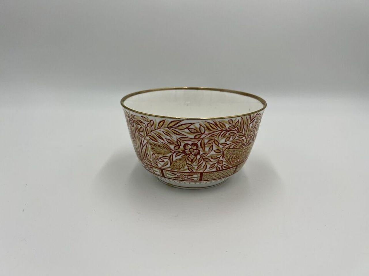 Antique English Mintons Porcelain Chinoiserie Waste Bowl Circa 1830 For Sale 2