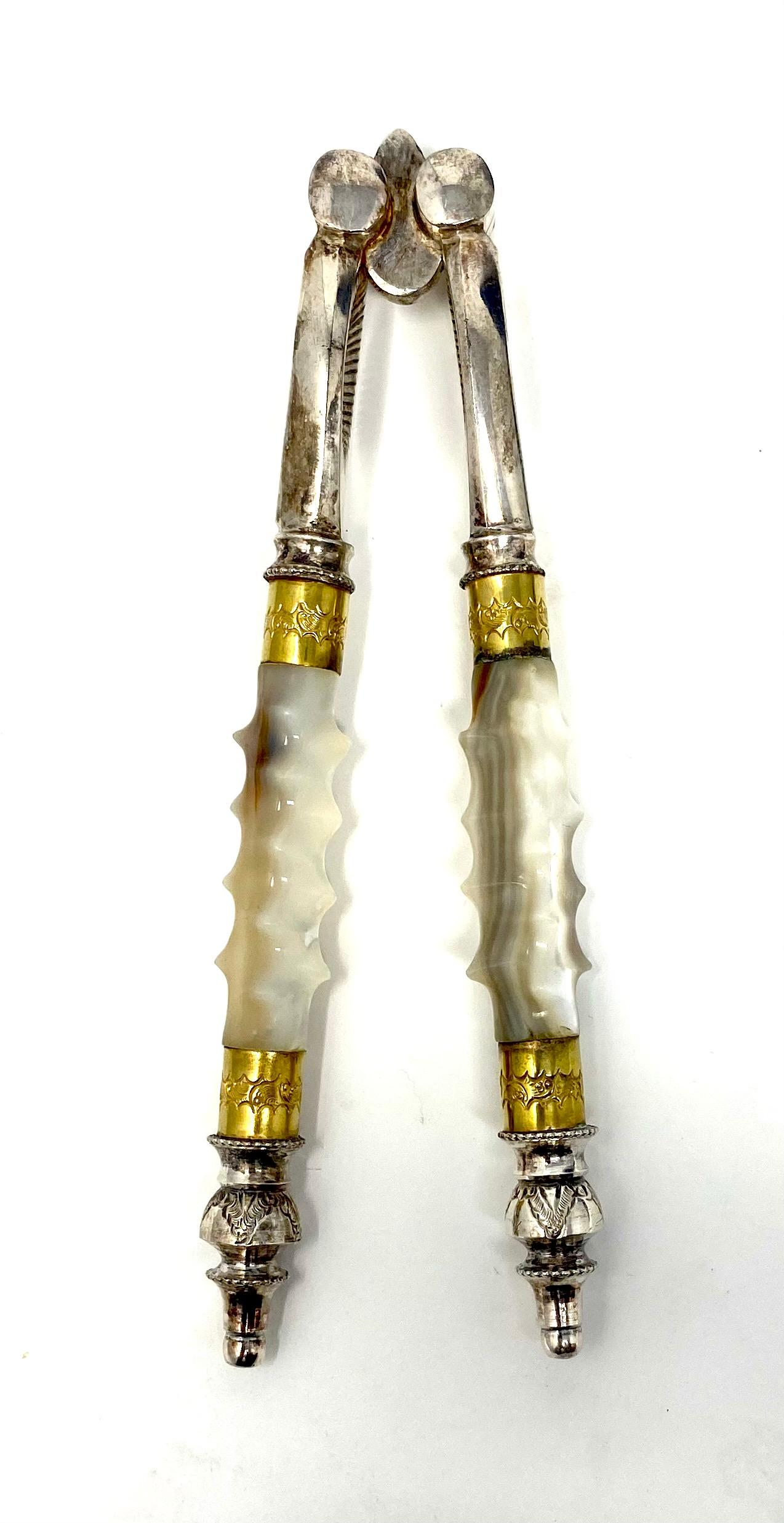 Antiguo servicio de postre inglés de nácar, plata de Sheffield y ormolu, 1870 siglo XIX en venta
