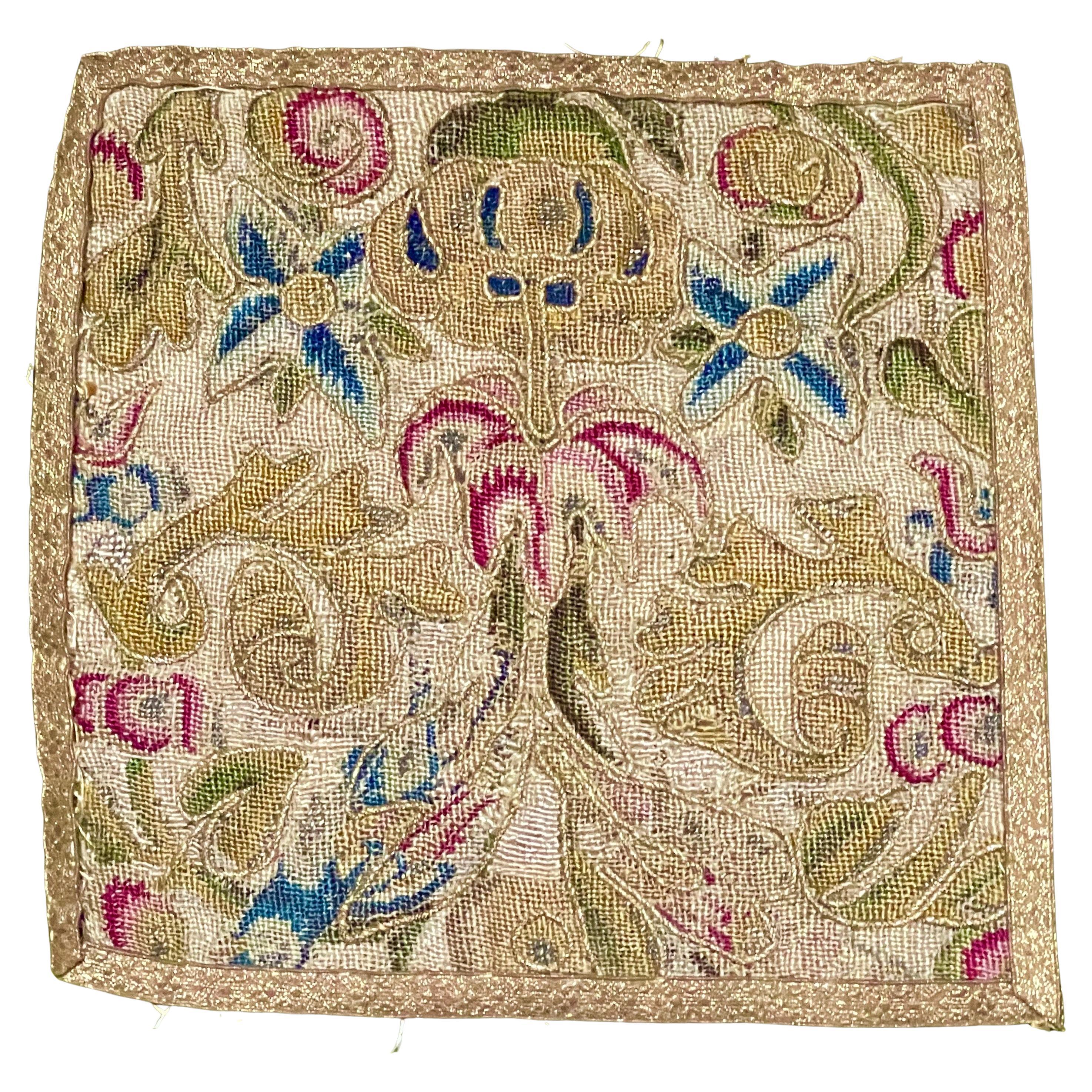Antique English Needlework 17th Century
