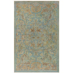 Antique English Needlework Rug Doris Leslie Blau