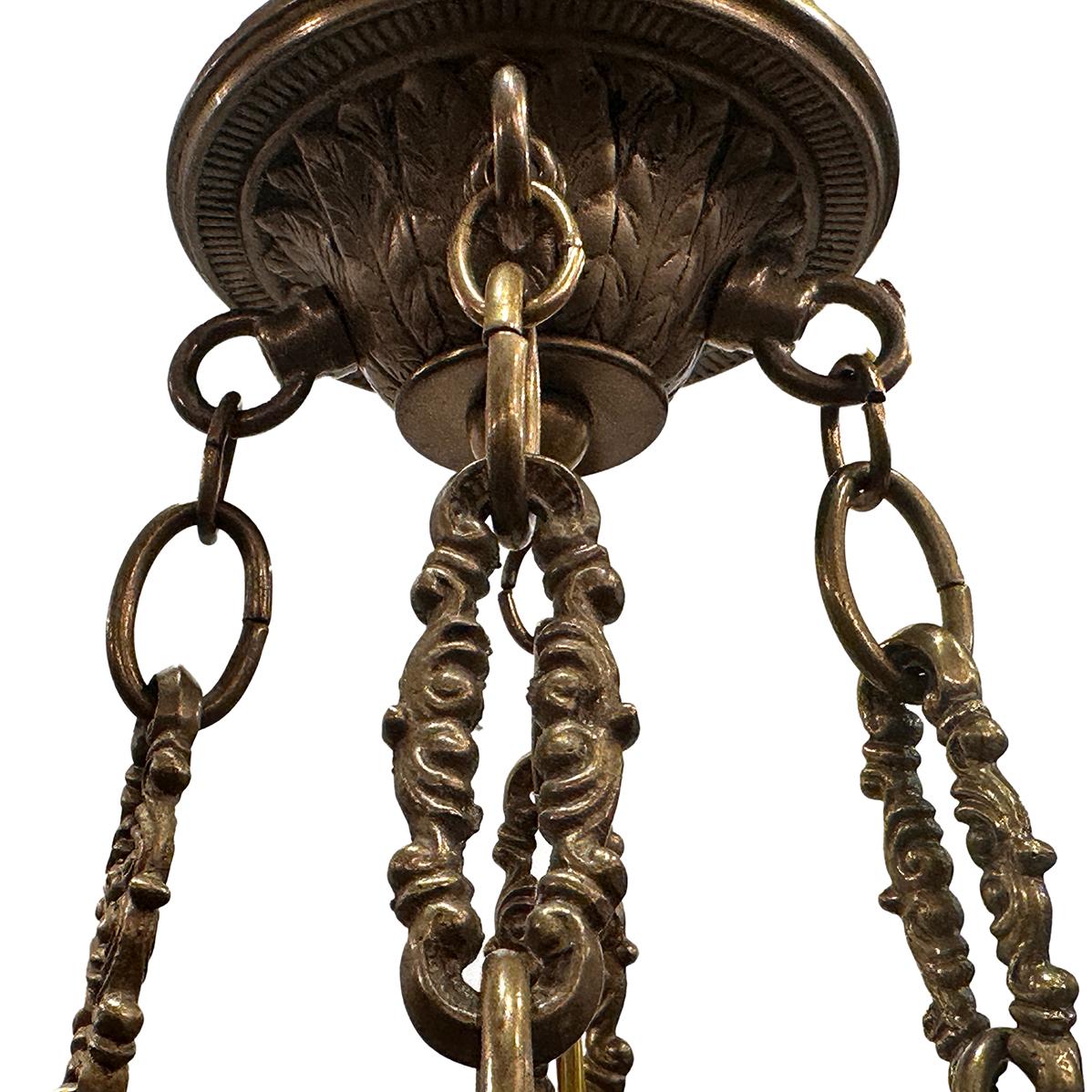 Antike englische neoklassische Lights Fixture im Zustand „Gut“ im Angebot in New York, NY