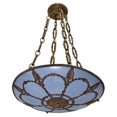 Antique English Neoclassic Light Fixture