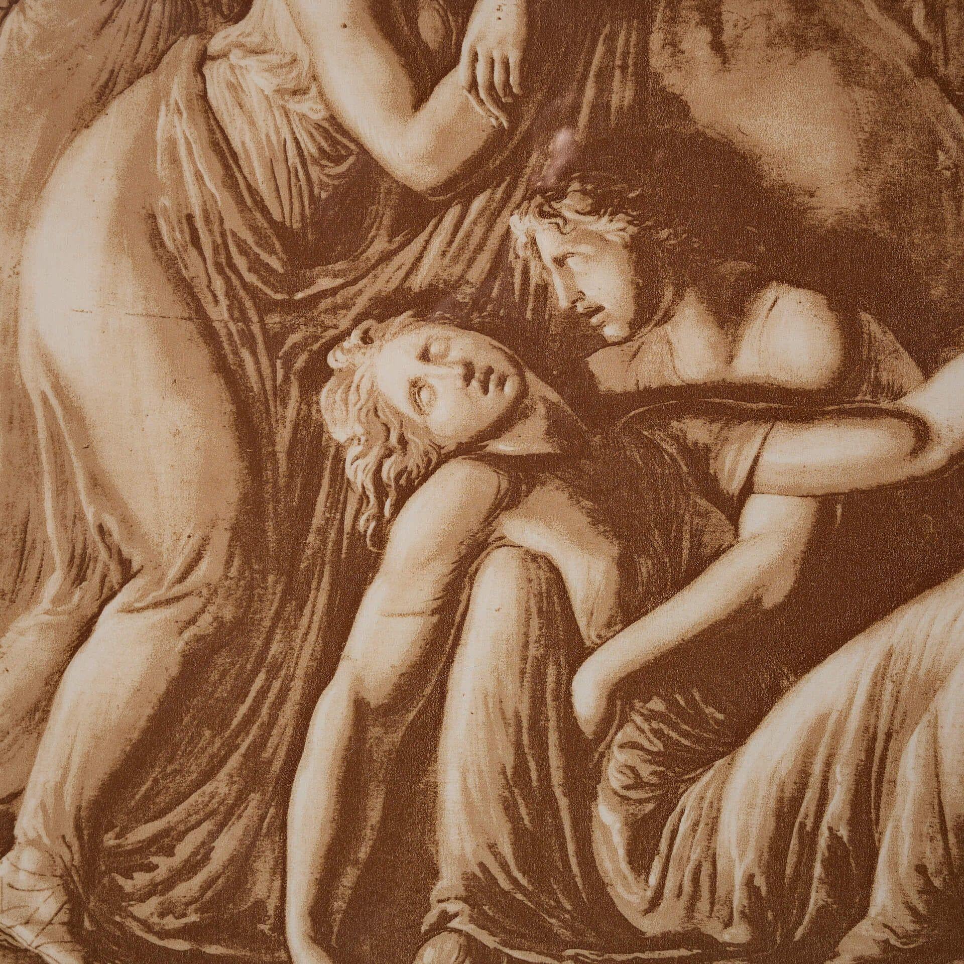 Néoclassique Peinture ancienne anglaise néoclassique encadrée en vente