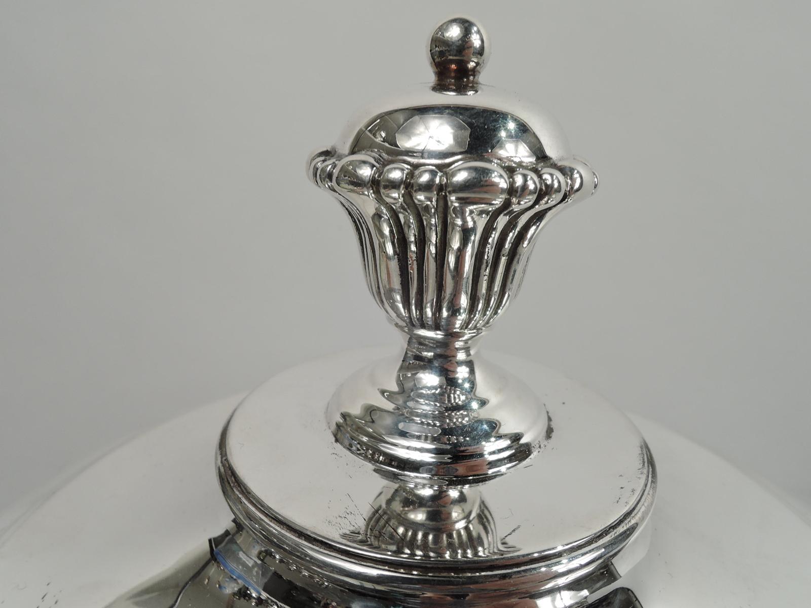 Early 20th Century Antique English Neoclassical Sterling Silver Trophy Cup