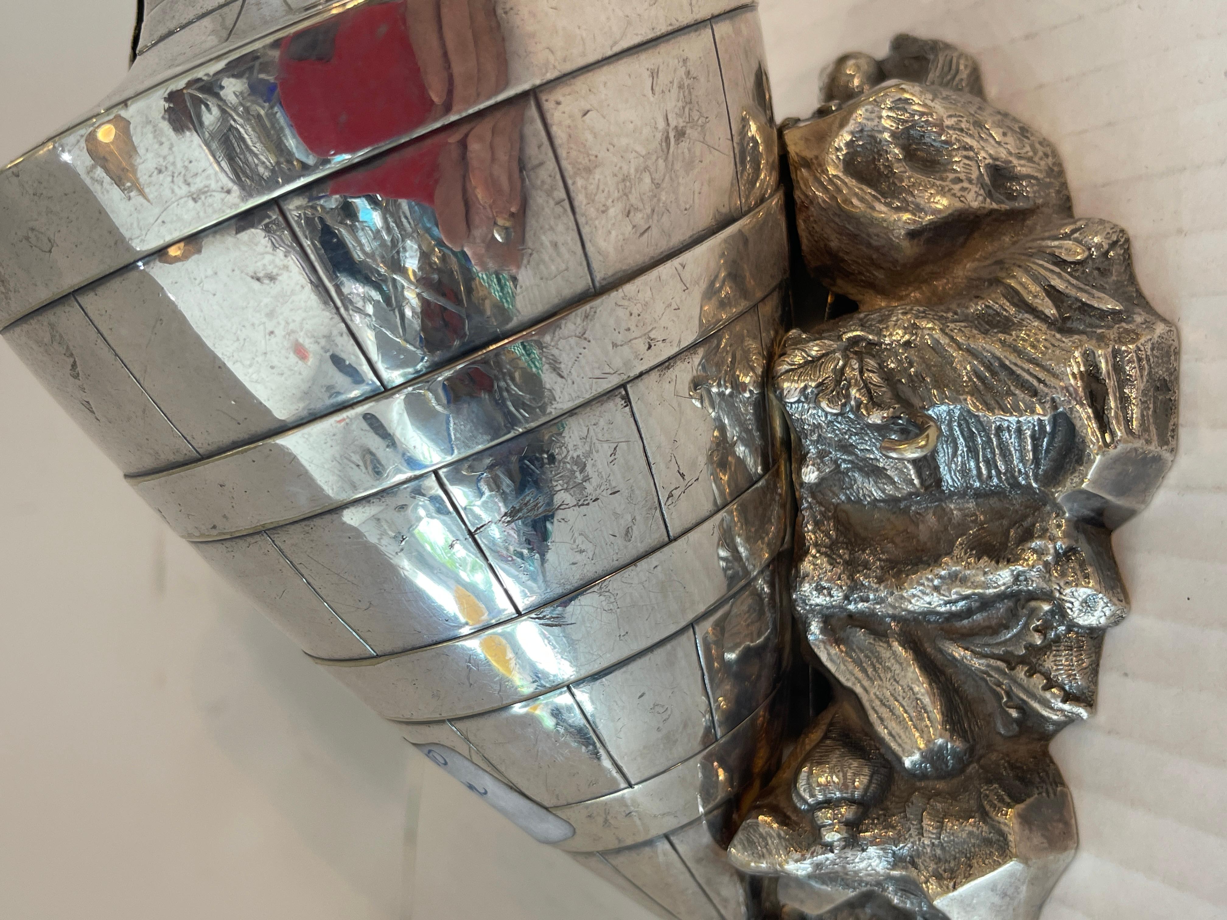 Antique English Novelty Silver Plate Buoy Spoon Warmers, Pairs For Sale 5
