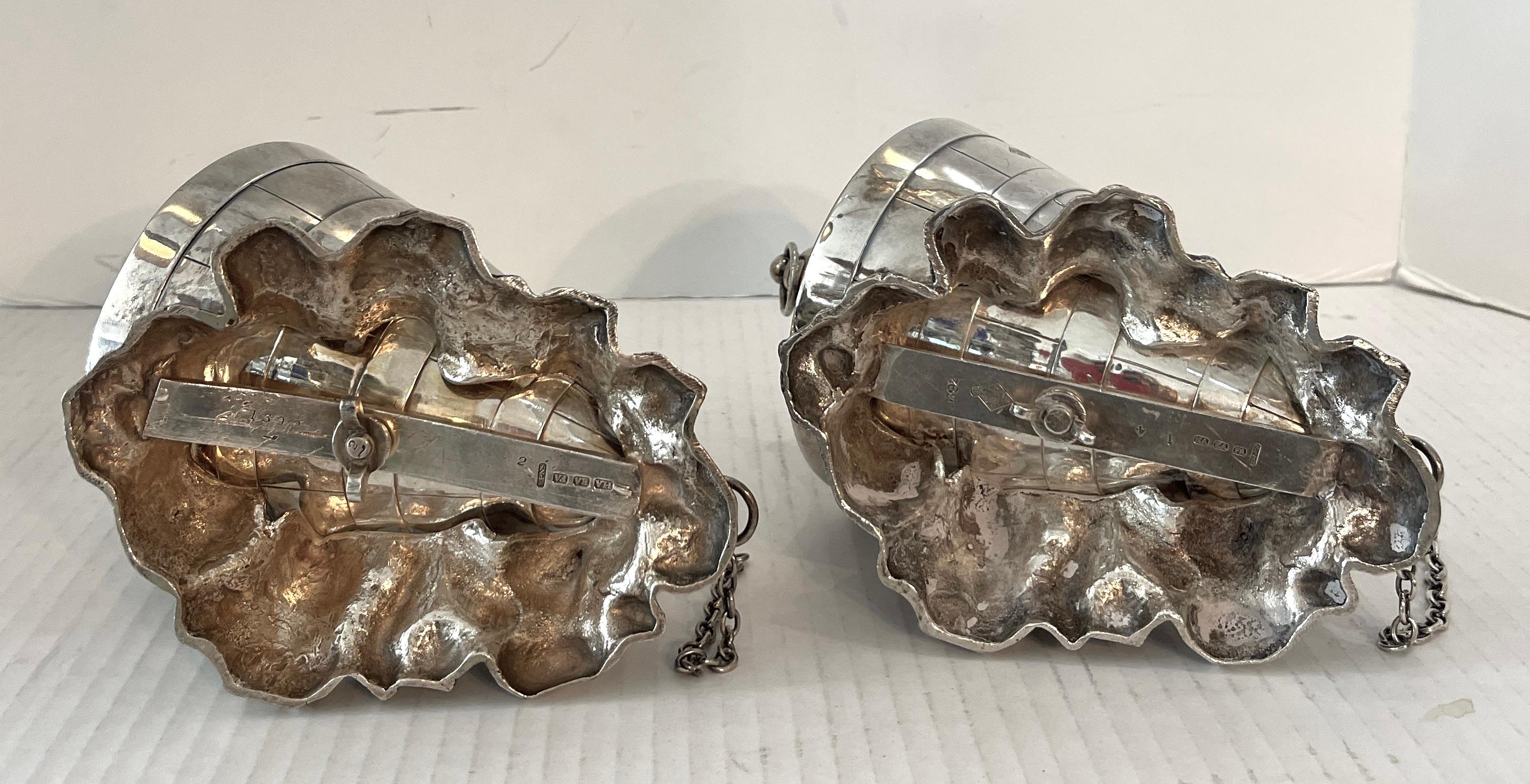 Antique English Novelty Silver Plate Buoy Spoon Warmers, Pairs For Sale 8