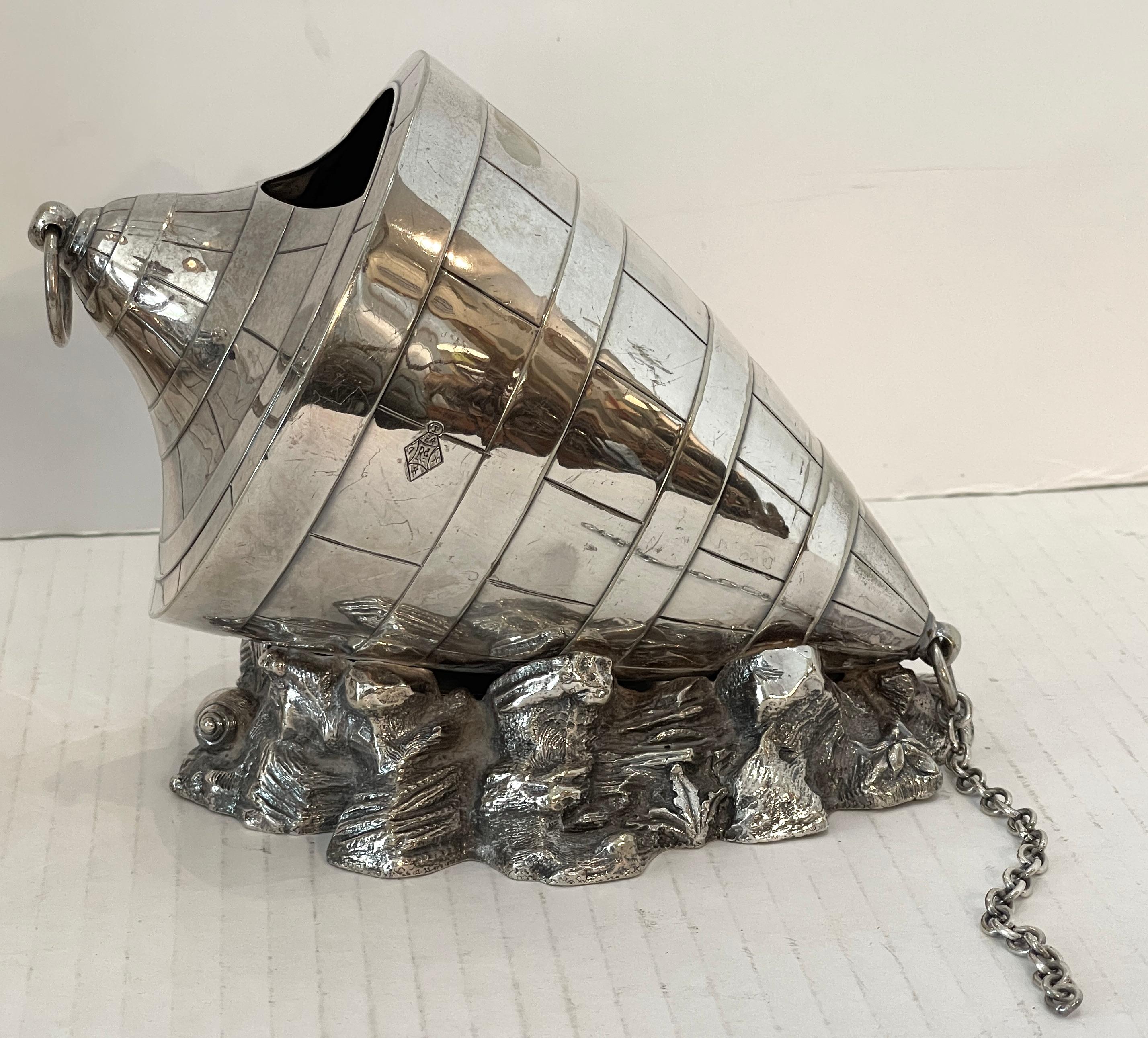 Antique English Novelty Silver Plate Buoy Spoon Warmers, Pairs For Sale 2