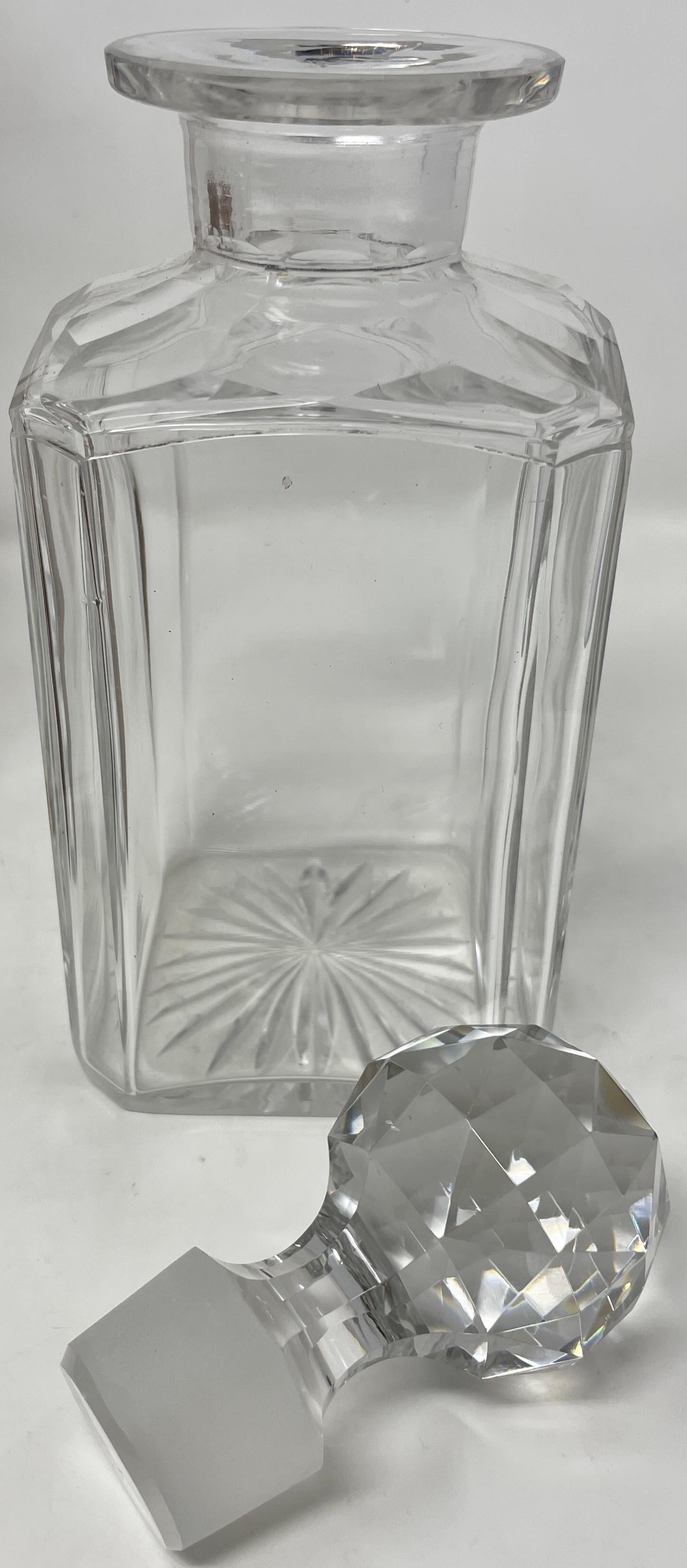 Tantale anglais ancien en chêne et cristal, datant d'environ 1880 3