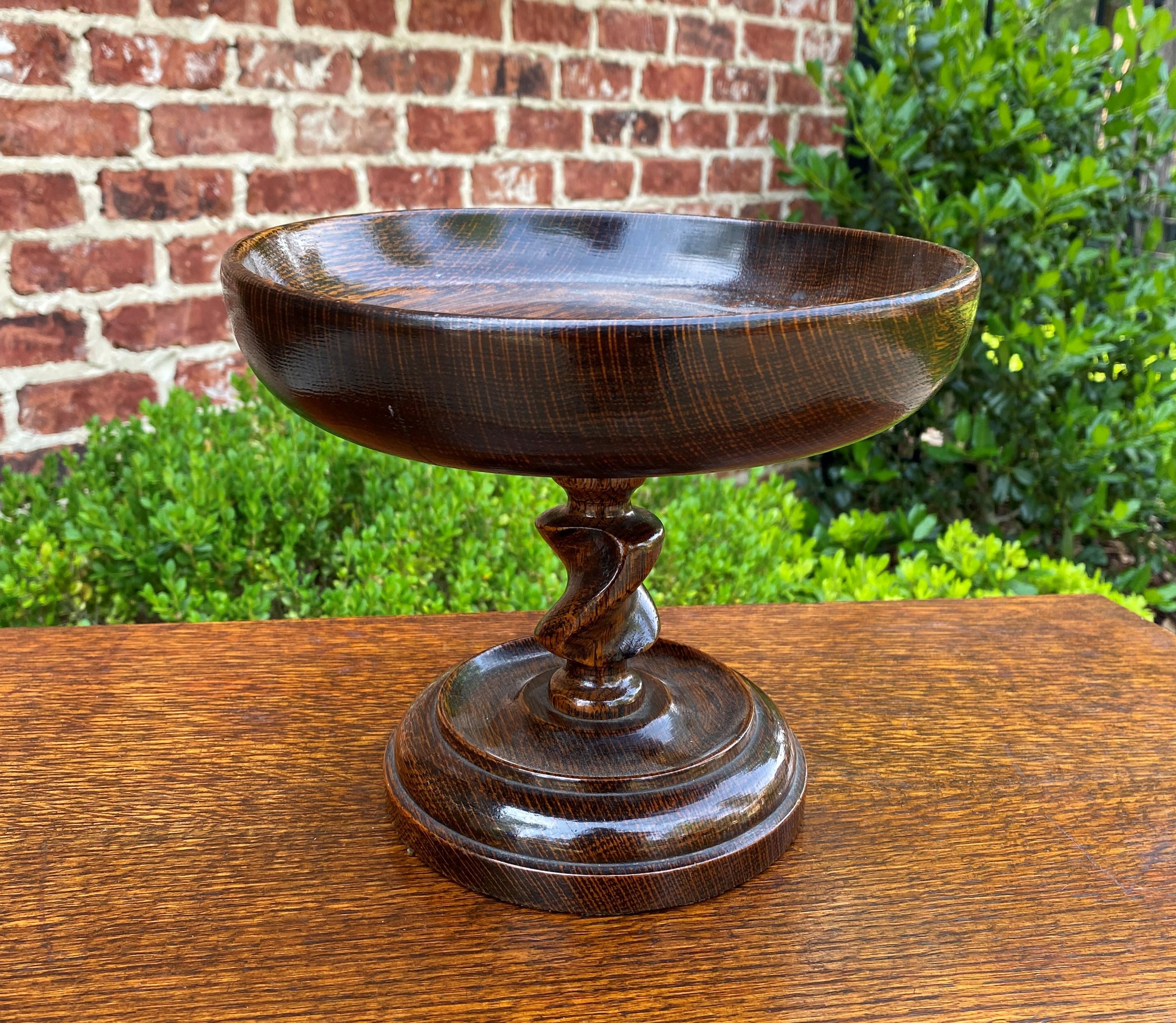 wood pedestal bowl
