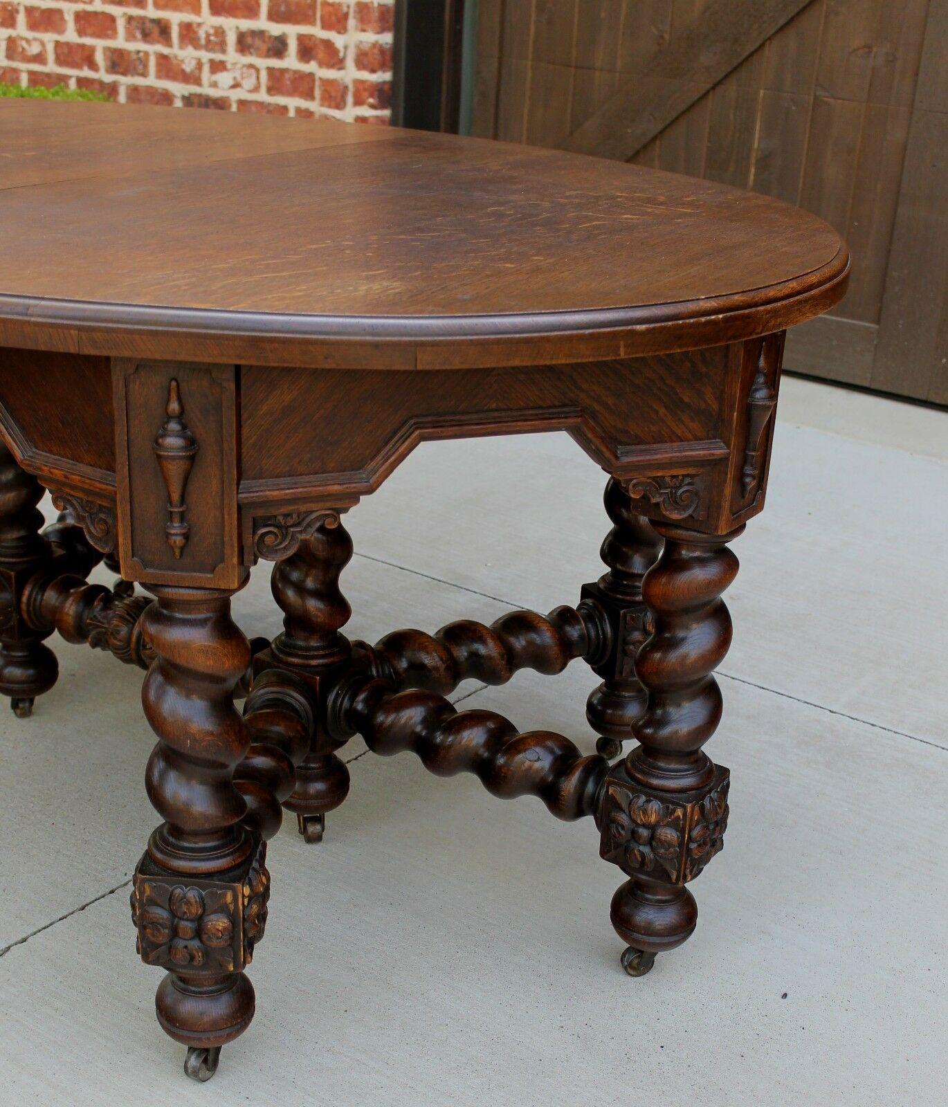 antique jacobean dining table