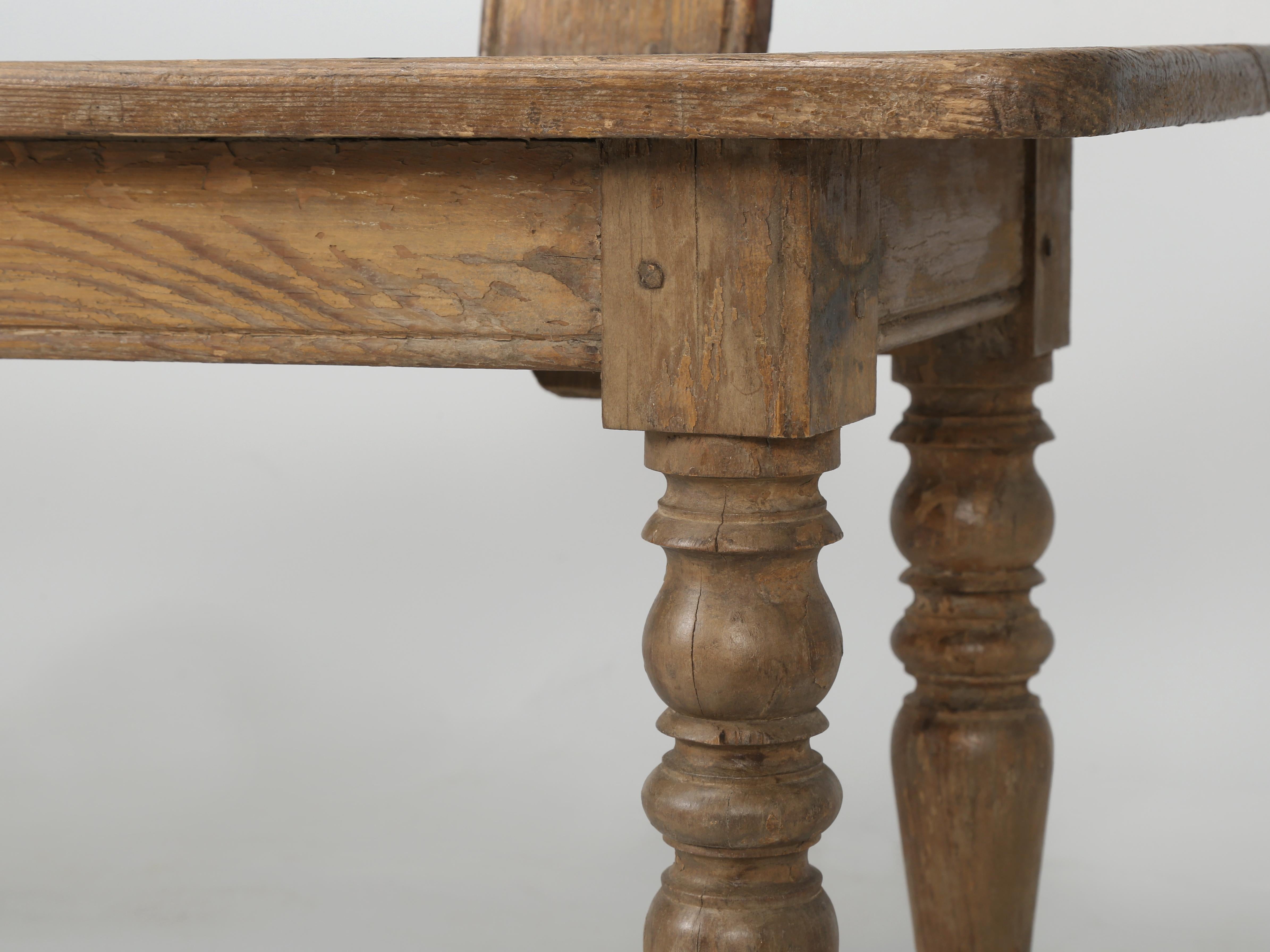 Antique English Oak Bench Comfortable Great Patina Original Finish Late 1800's 9